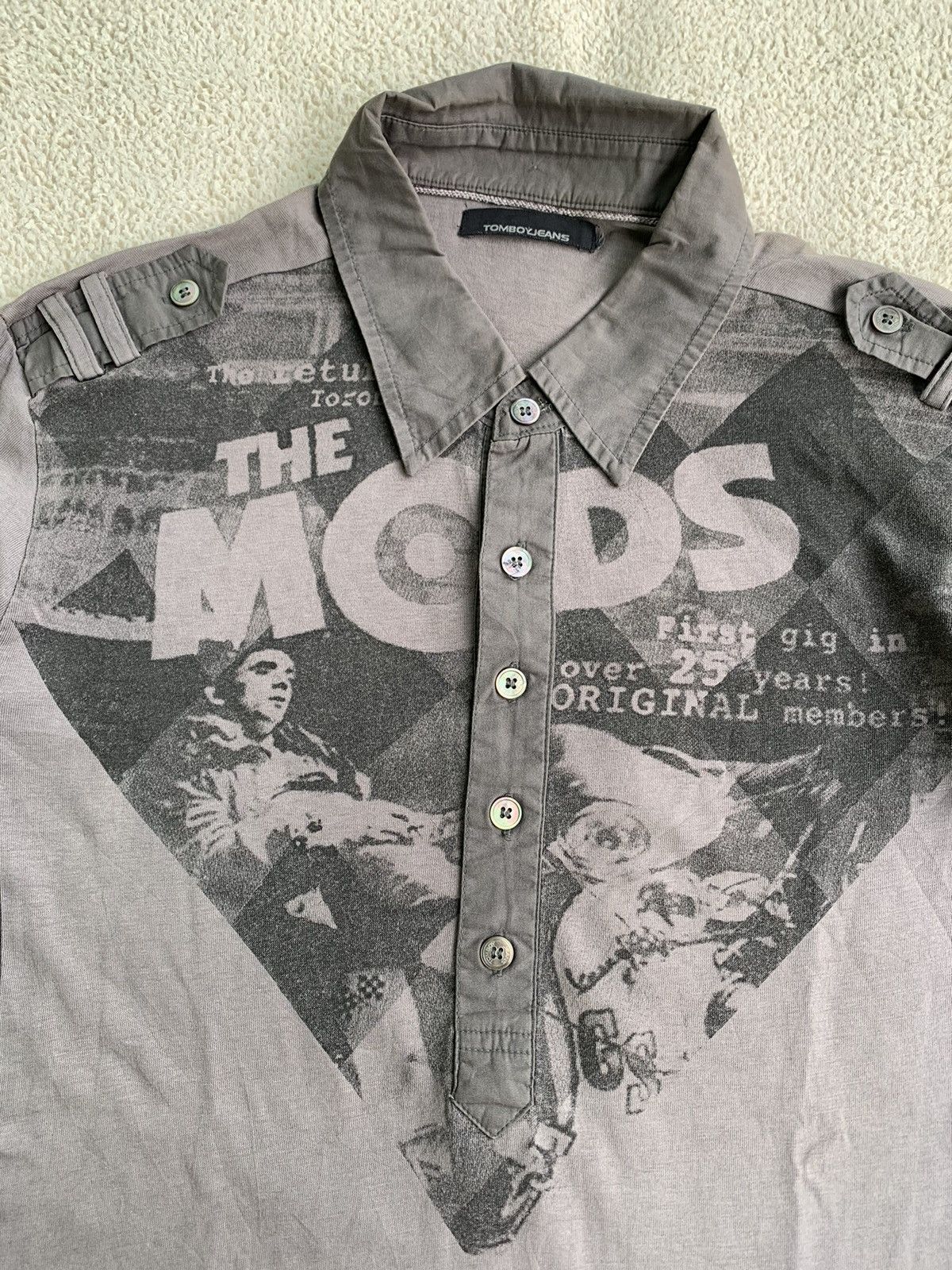 Japanese Brand Tomboy jeans poem Shirt Longsleeve Size US L / EU 52-54 / 3 - 5 Thumbnail