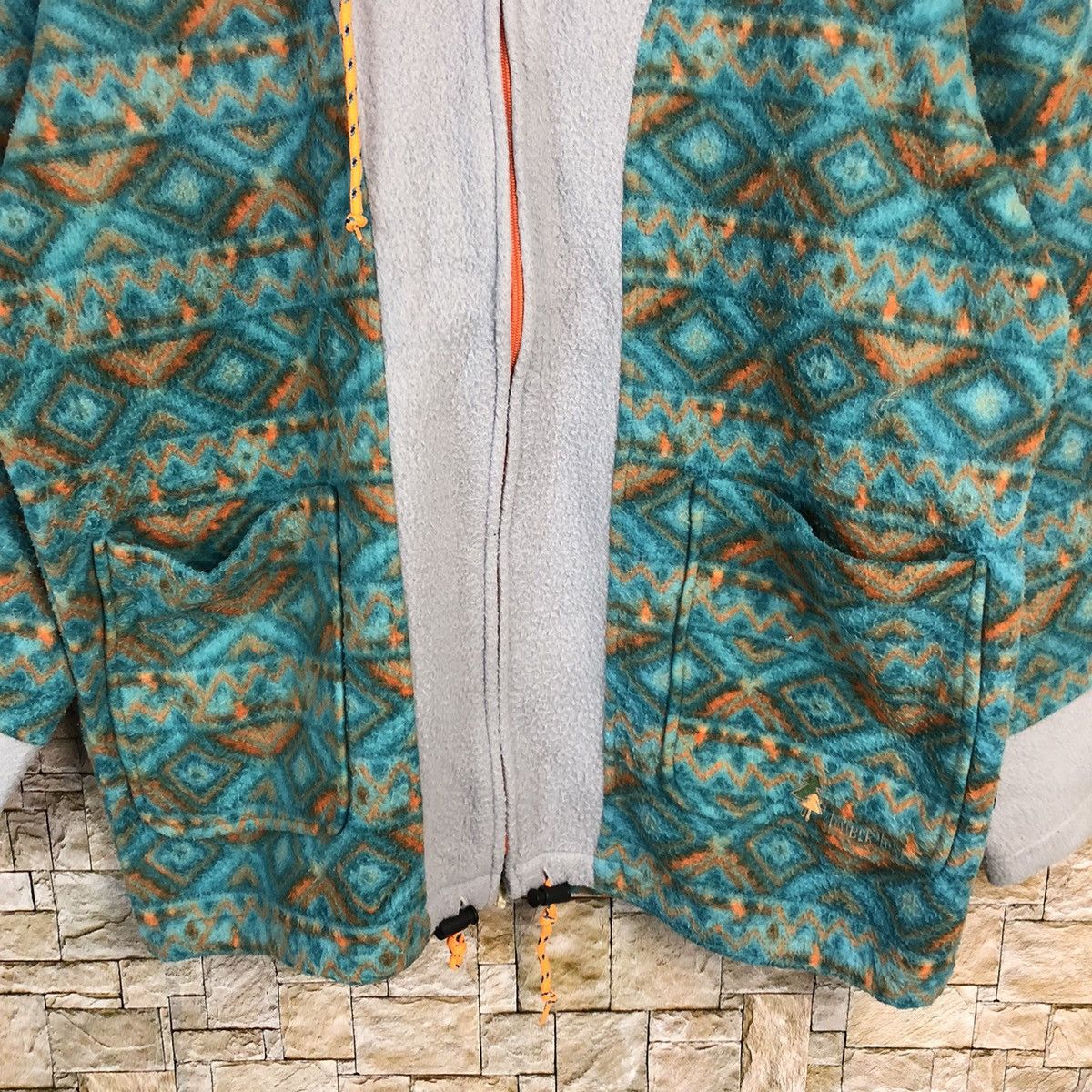 DAIWA Timber Line Green Hoodie sweater #A389 Size US XL / EU 56 / 4 - 6 Thumbnail
