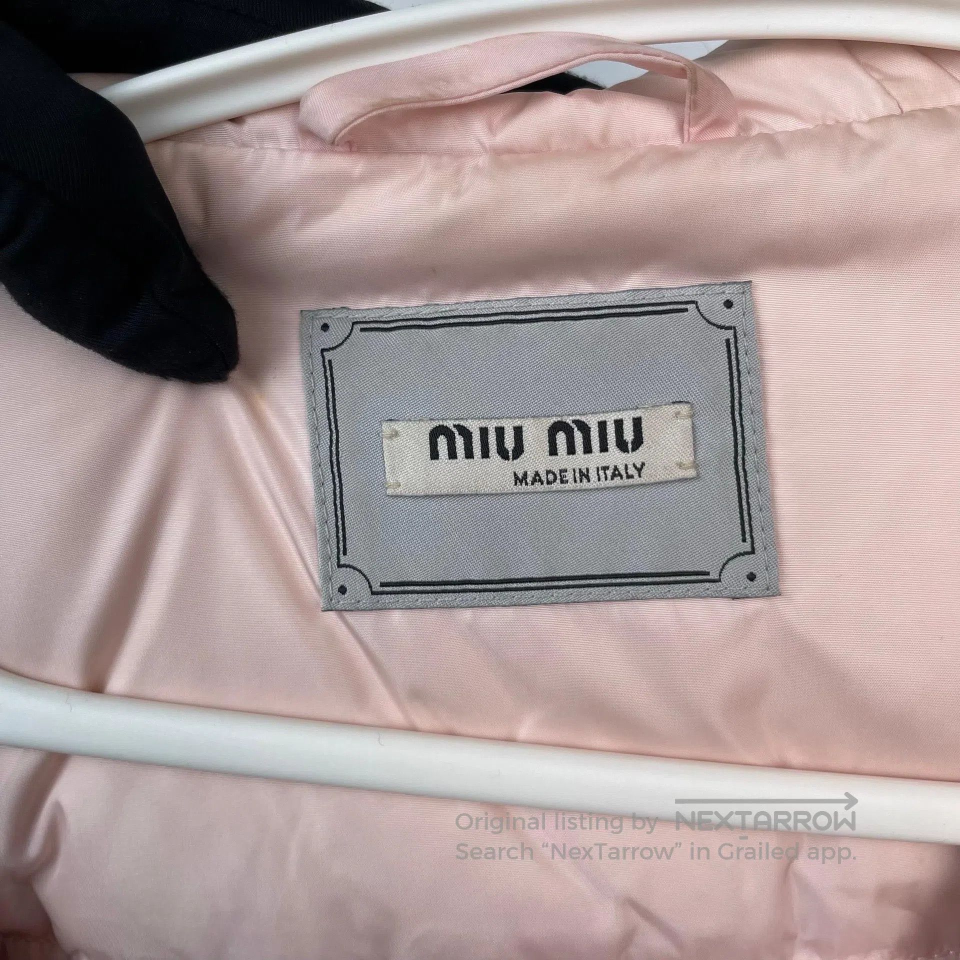 Miu Miu Miu Miu Military green badge down jacket with fur collar a Size XS / US 0-2 / IT 36-38 - 7 Thumbnail
