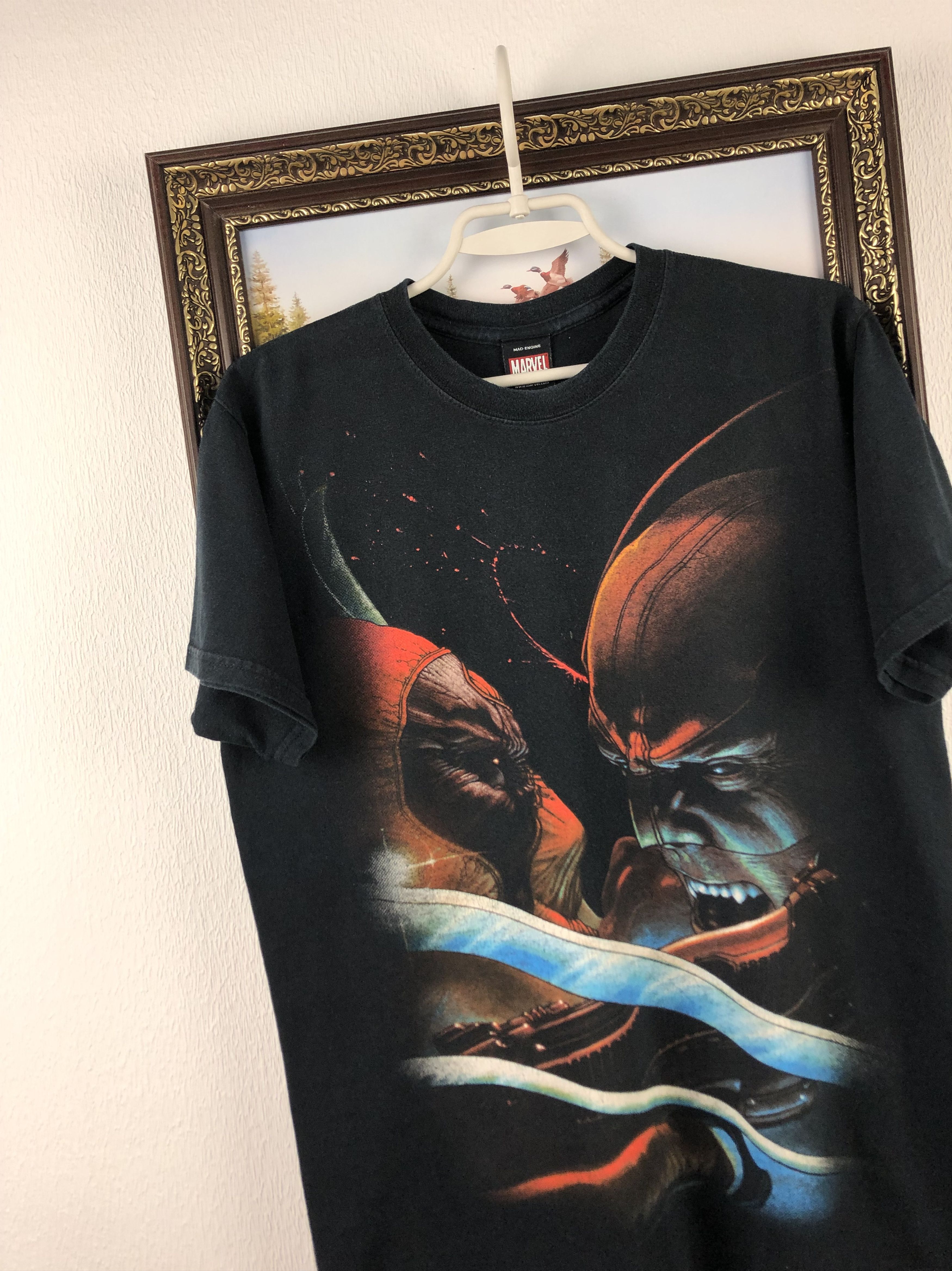 Marvel Comics × Vintage Vintage Deadpool Vs Wolverine Shirt Mad Engine Marvel Comics Size US M / EU 48-50 / 2 - 3 Thumbnail
