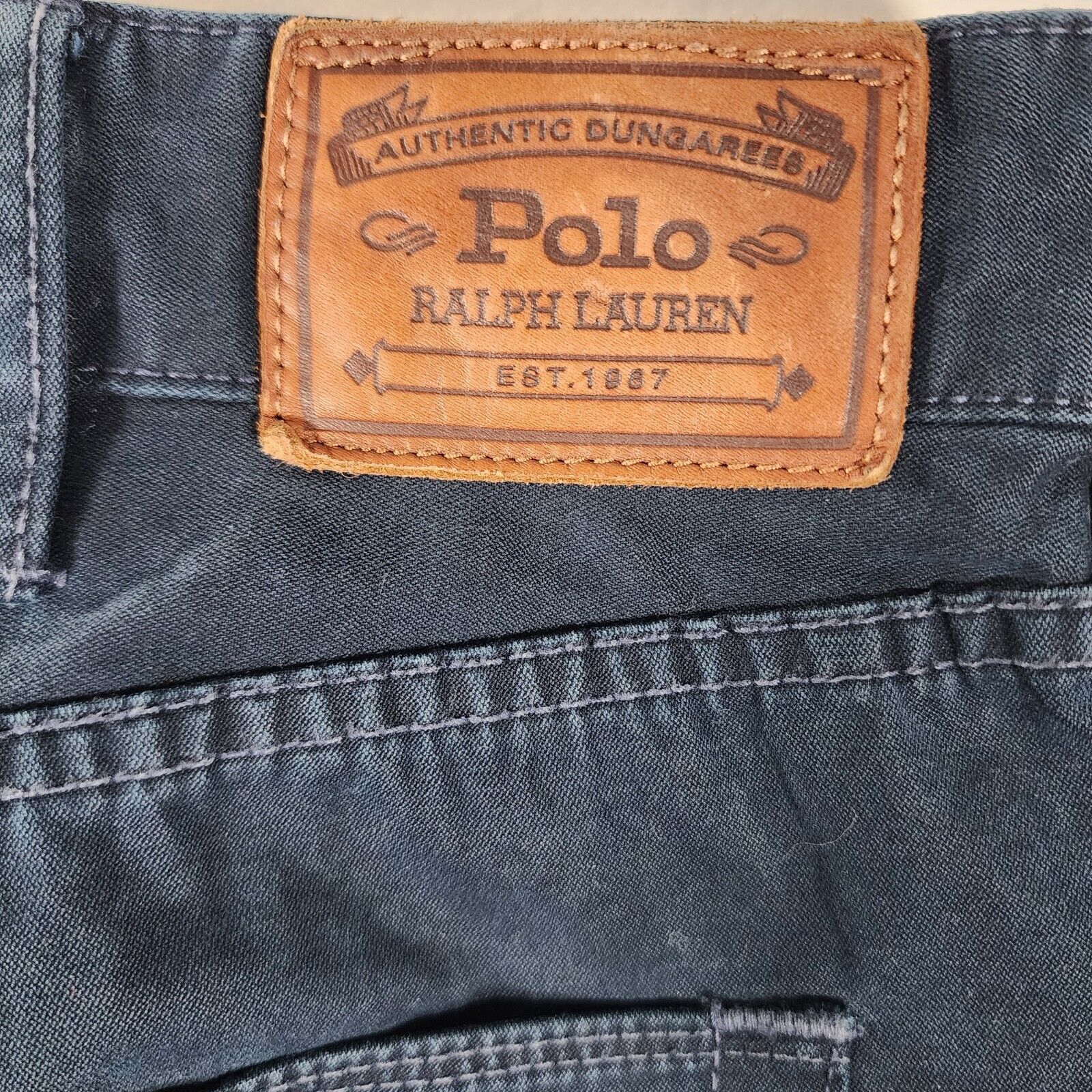 Polo Ralph Lauren Polo Ralph Lauren Pants 40x32 Black Chino Five Pocket Size US 40 / EU 56 - 2 Thumbnail