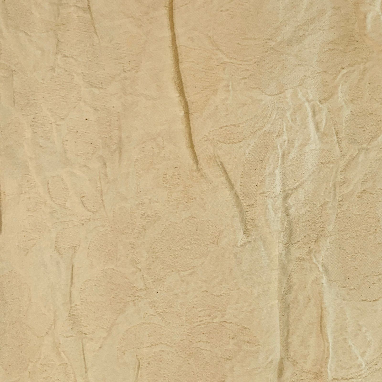 Other Beige Jacquard Cotton Linen Drop Crotch Cropped Casual Pants Size US 34 / EU 50 - 2 Thumbnail