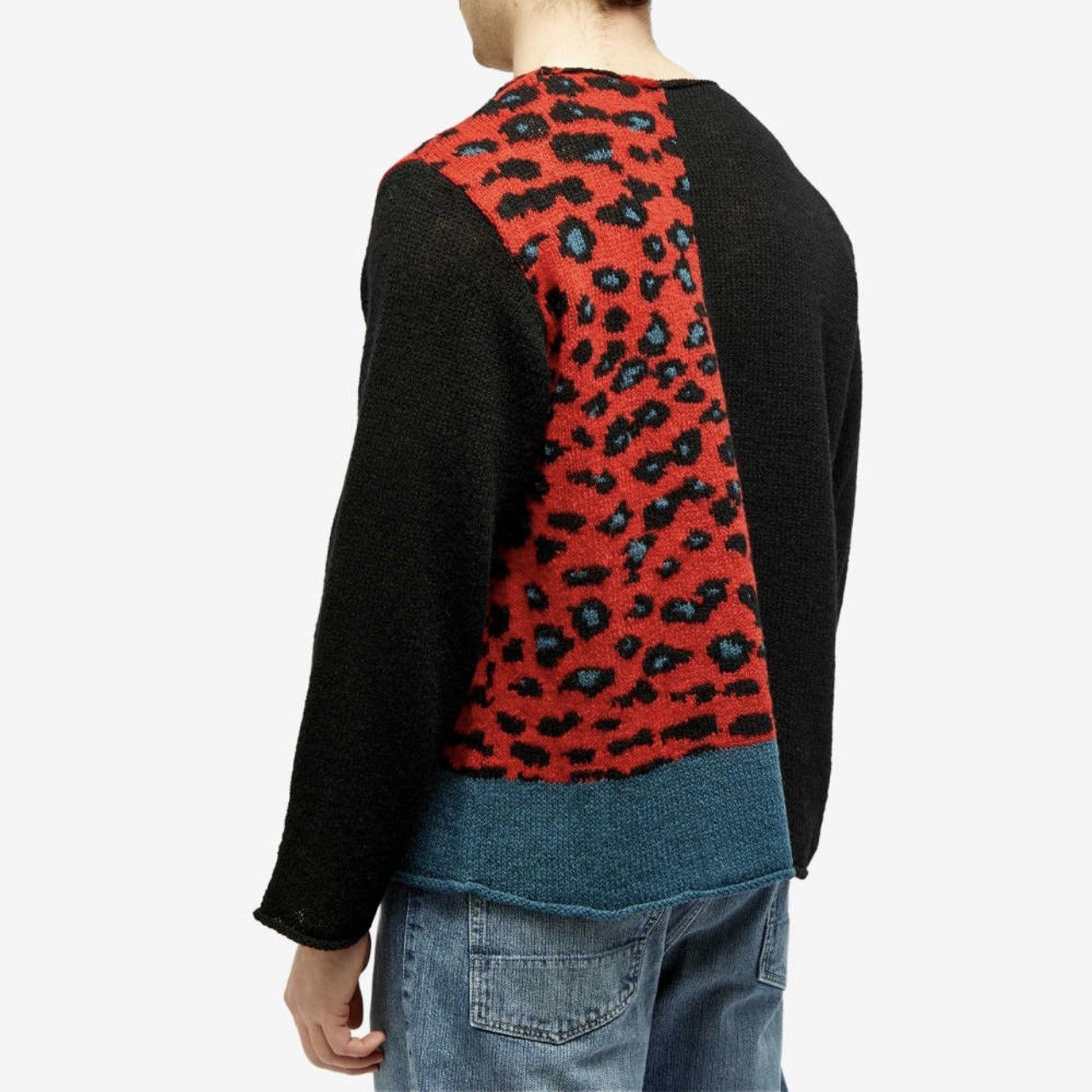 Undercover NWT Undercover Paneled Leopard Crew Knit Size US L / EU 52-54 / 3 - 3 Thumbnail