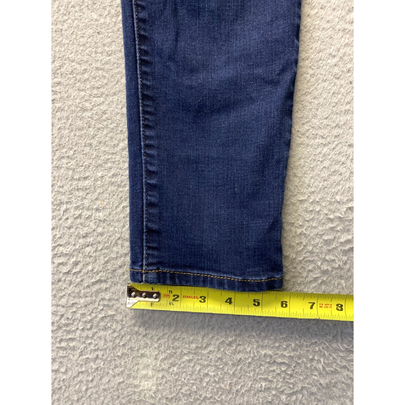 Vintage Chico's So Slimming Pull-On Jegging Jeans Dark Wash 30x27 Slim Womens Denim Blue Jeans Size 30" / US 8 / IT 44 - 7 Thumbnail