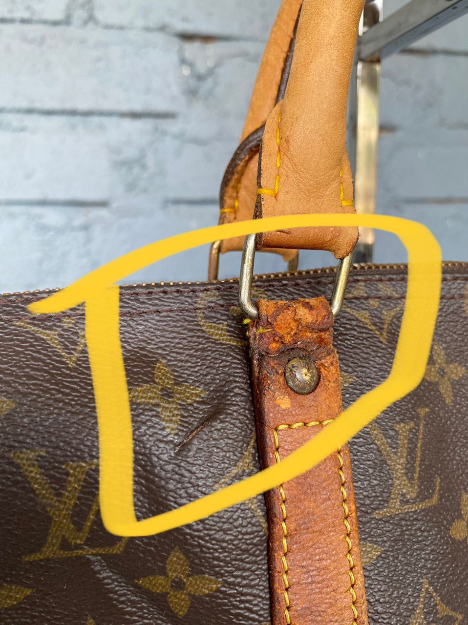 Louis Vuitton Authentic Vintage Louis Vuitton Keepall 45 Travel Size ONE SIZE - 8 Thumbnail