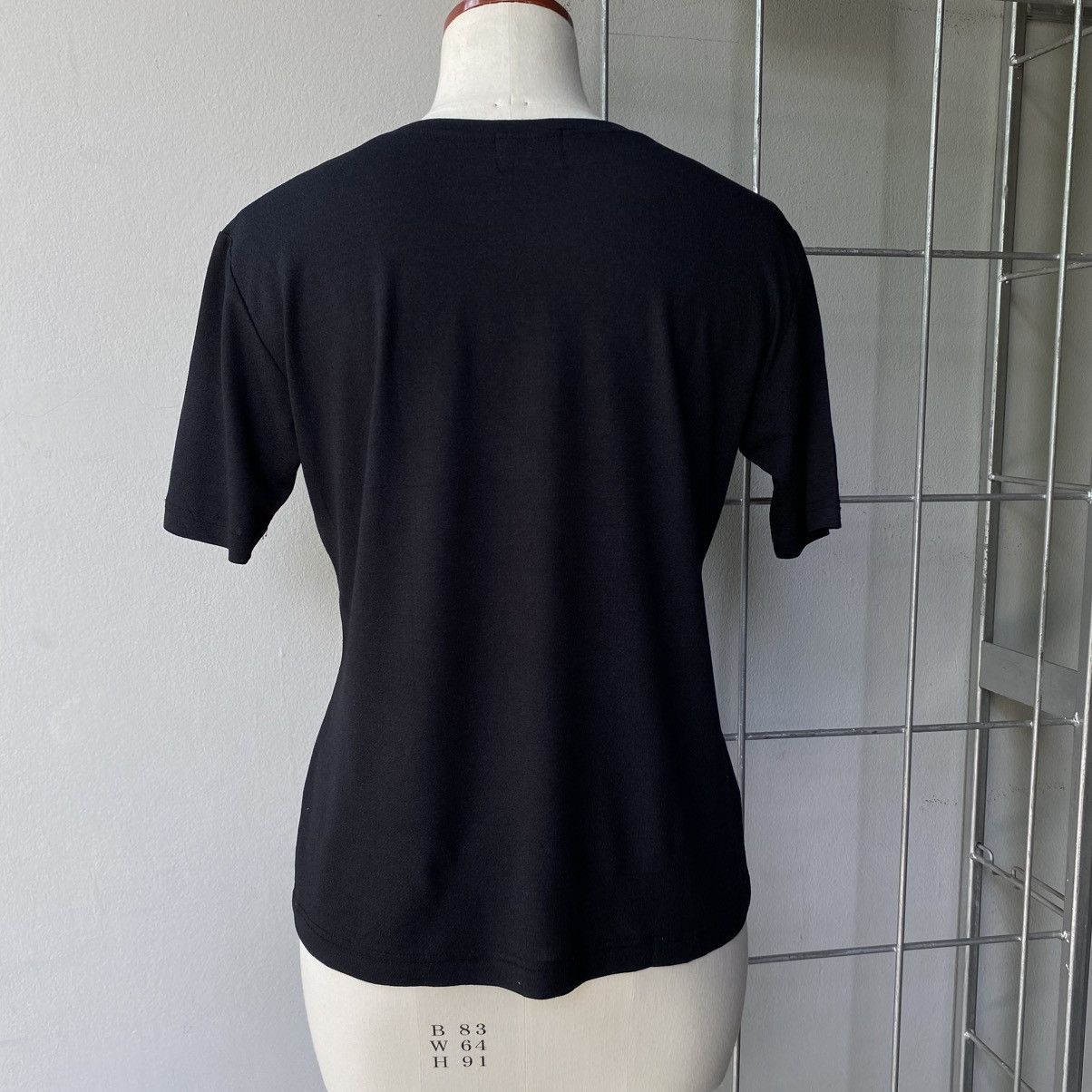Fendi FENDI Black Logo-Embossed Fendi Tee Size M / US 6-8 / IT 42-44 - 11 Thumbnail
