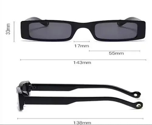 Vintage Vintage square frame sunglasses Size ONE SIZE - 3 Thumbnail