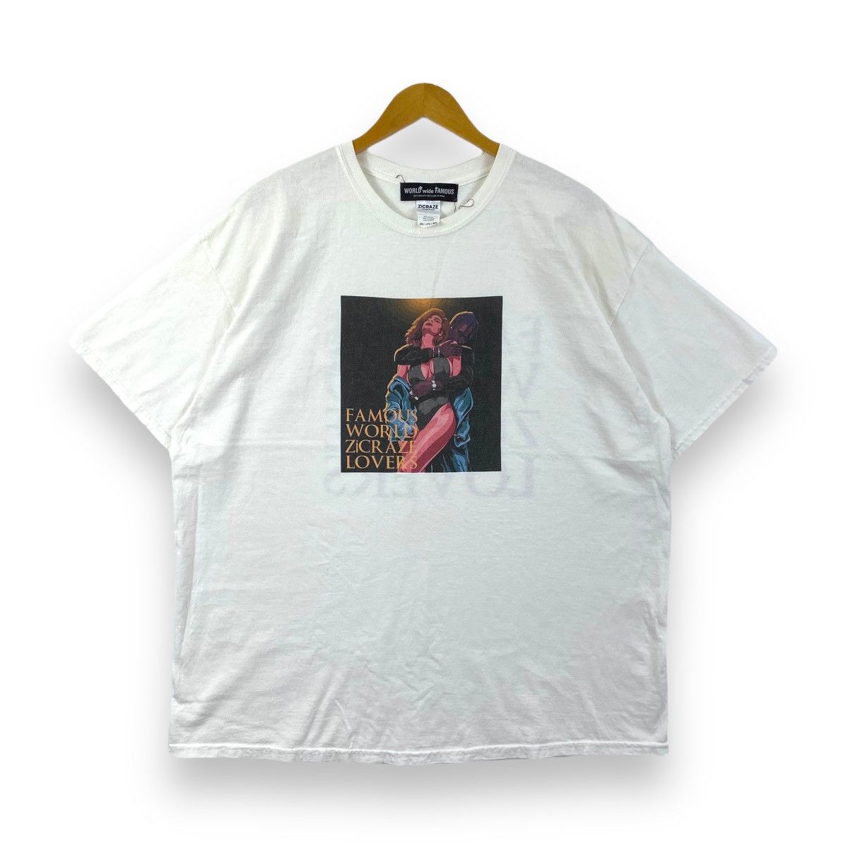 Other WORLD Wide FAMOUS ZiCRAZE Travis Kylie Lovers Tee Shirt Size US XL / EU 56 / 4 - 1 Thumbnail