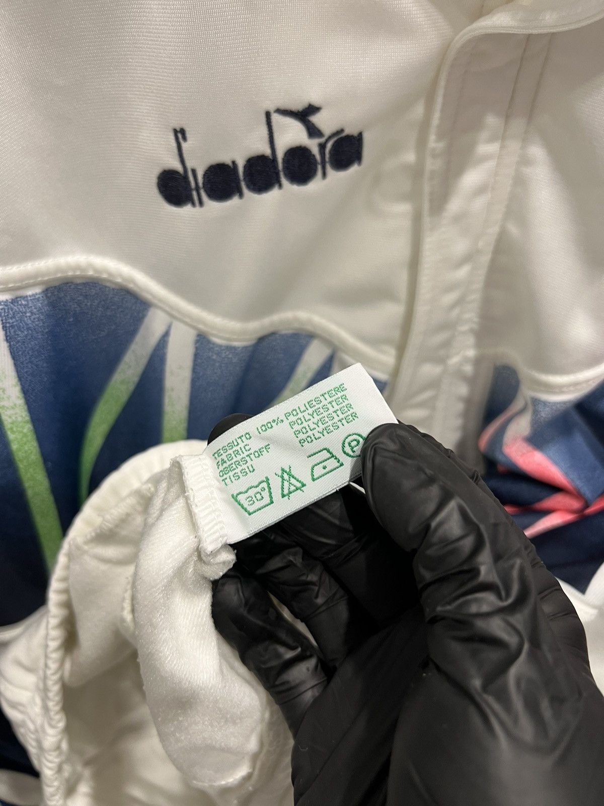 Diadora 90s 1994 Vintage Diadora Italy Team Zip Up Track Jacket Size US L / EU 52-54 / 3 - 15 Thumbnail