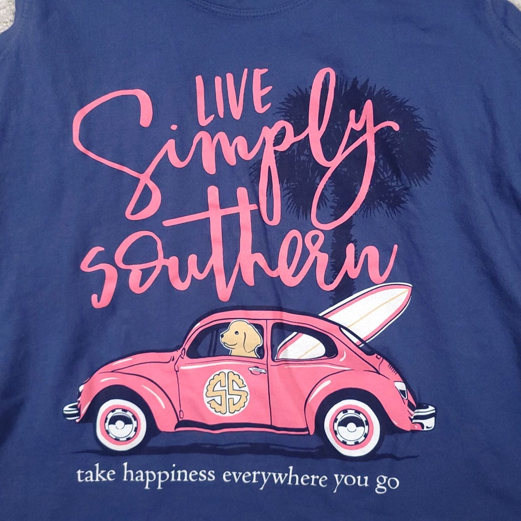 Vintage VINTAGE: No Simply Southern Tank Shirt Women XS? Size S / US 4 / IT 40 - 4 Thumbnail