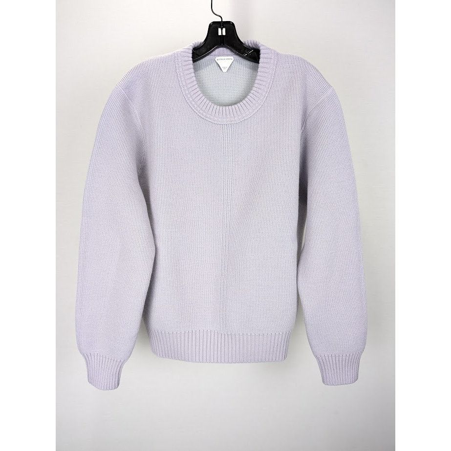 Bottega Veneta o1rshd1 MW Dry Wool Rib CN Sweater in Lilac Size US L / EU 52-54 / 3 - 2 Thumbnail