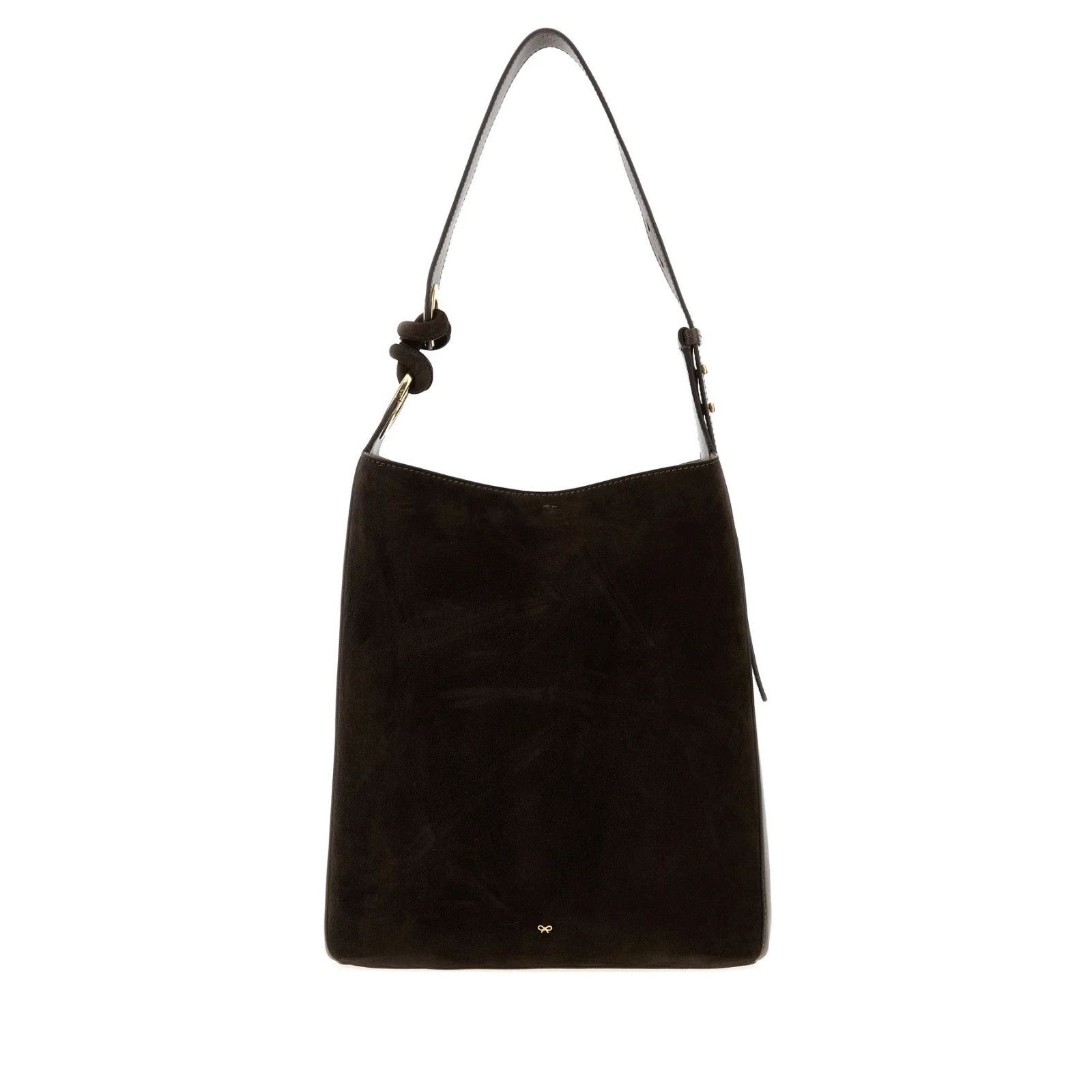 Anya Hindmarch ANYA HINDMARCH Ringo Truffle Suede Bucket Bag New & Authenti Size ONE SIZE - 1 Thumbnail
