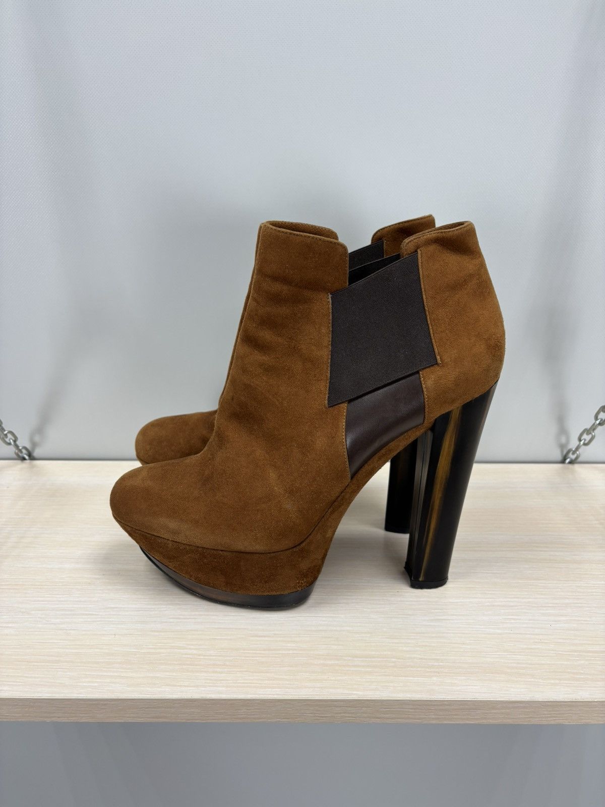 Casadei Womens heels Casadei Size 10 Color Brown Size US 10 / IT 40 - 8 Thumbnail