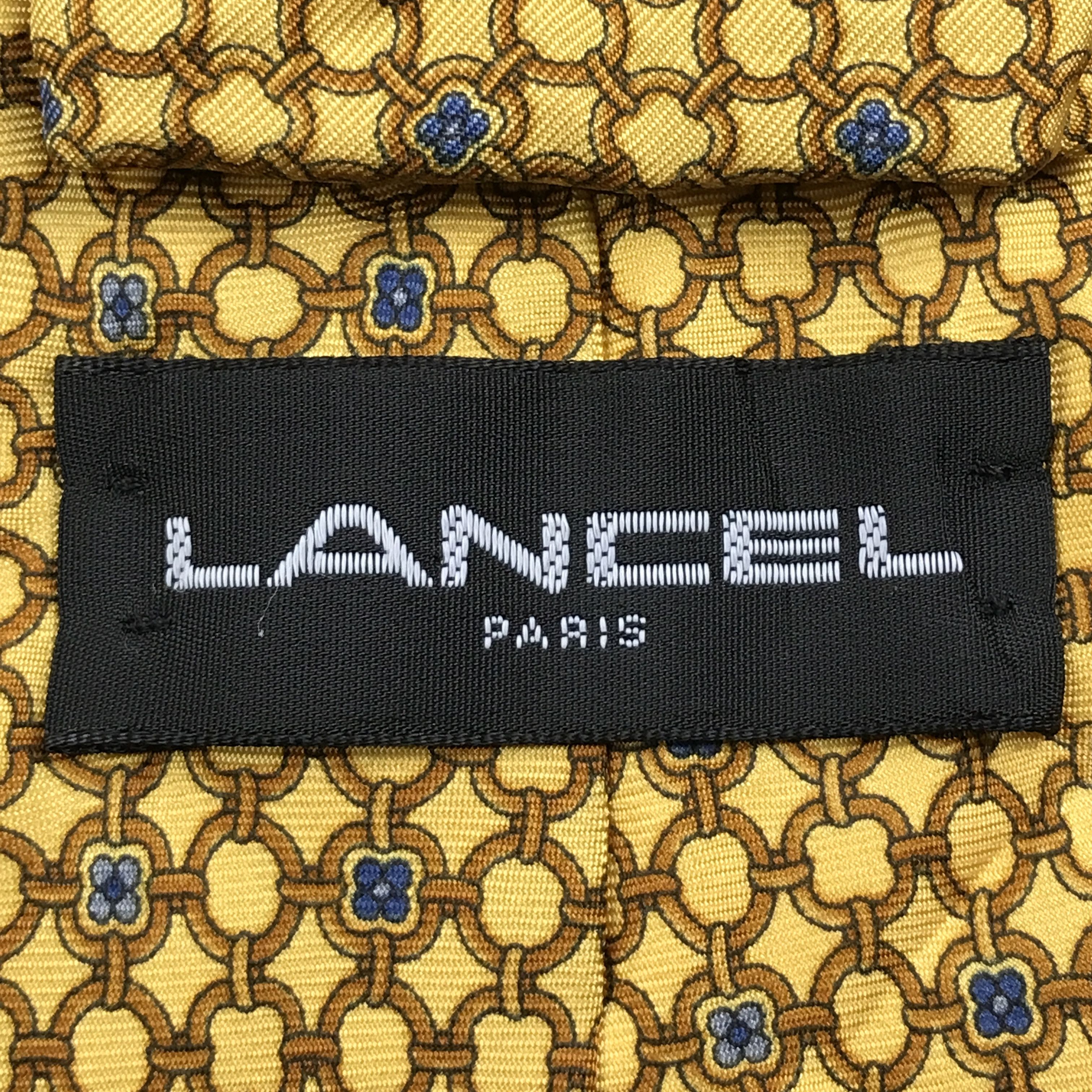 Lancel × Vintage Vintage Lancel Silk Necktie Size ONE SIZE - 8 Thumbnail
