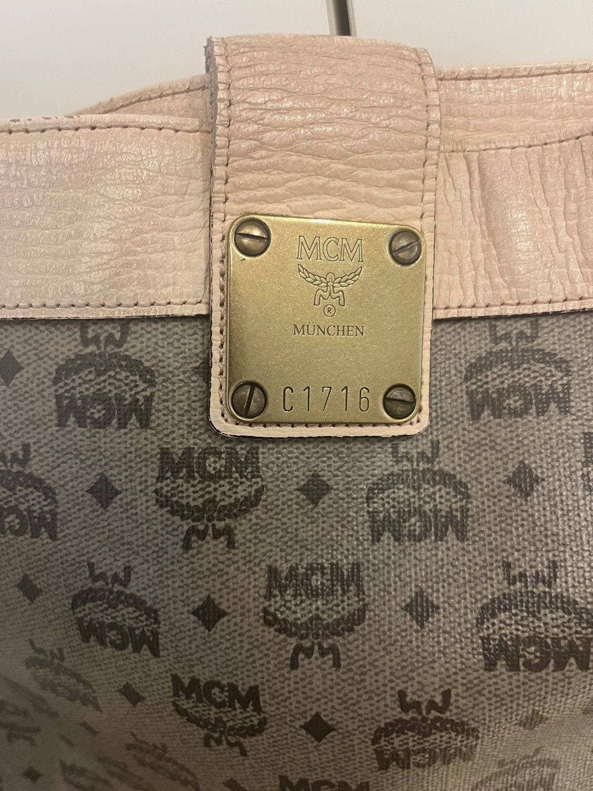 MCM Vintage MCM Cognac Visetos Monogram Canvas Shoulder bag Size ONE SIZE - 4 Thumbnail