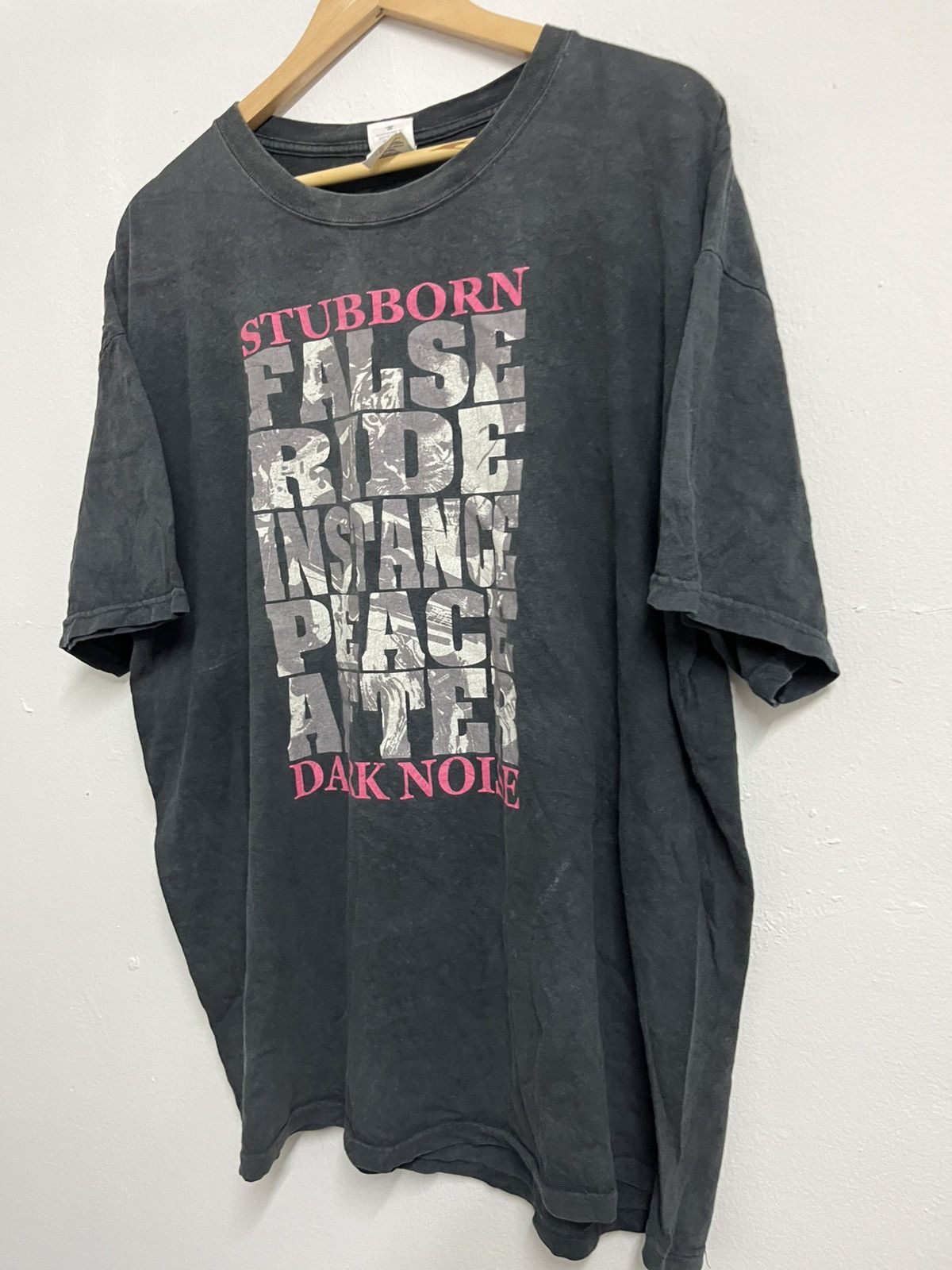 Rap Tees 💥 STUBBORN DARK NOISE Anvil Street Techno Short Sleeve Size US XL / EU 56 / 4 - 2 Thumbnail