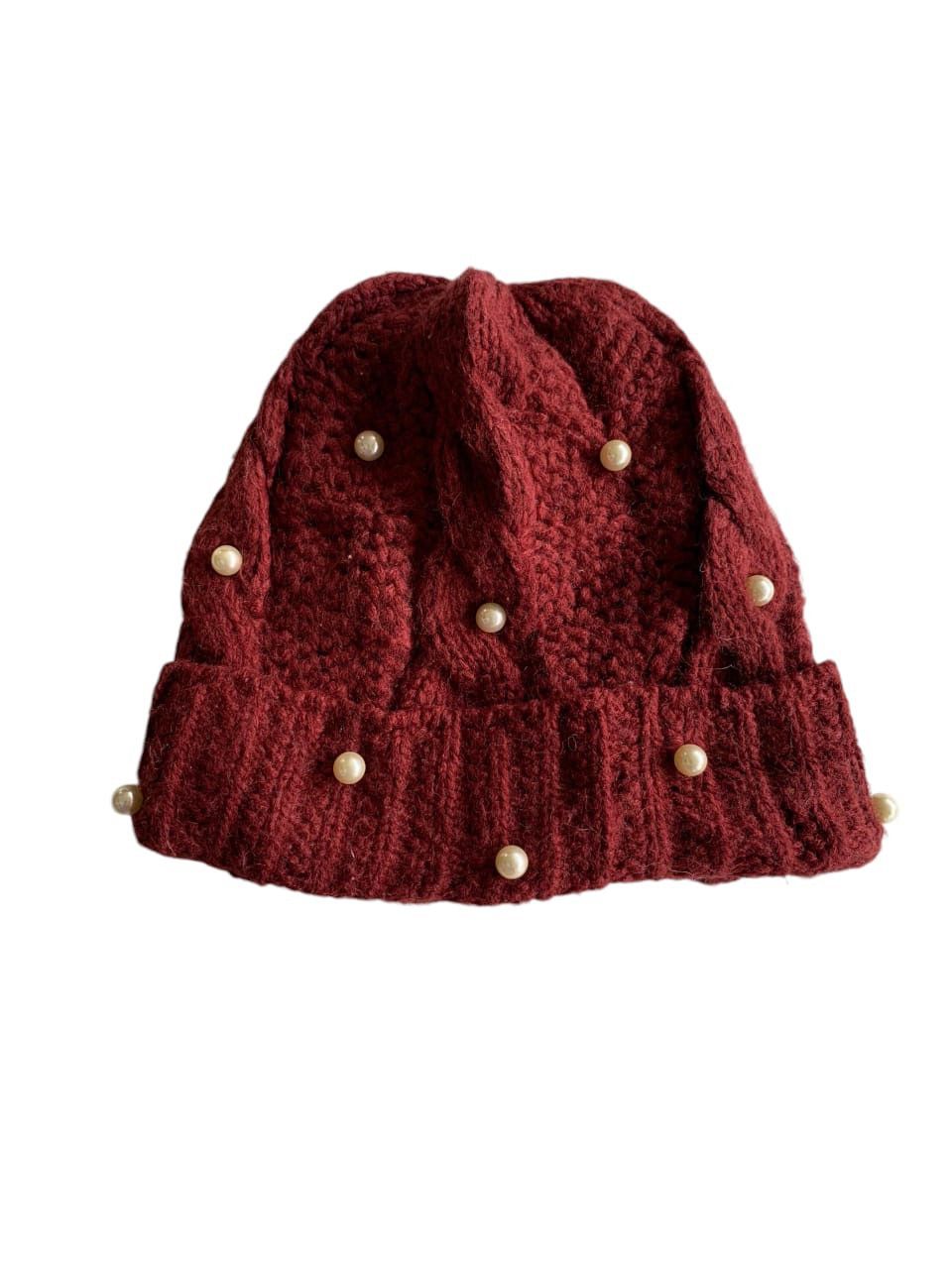 Japanese Brand × Kapital × Vintage Punk Bondage Style Knitted Beanie Hat☠️☠️ Size ONE SIZE - 7 Thumbnail