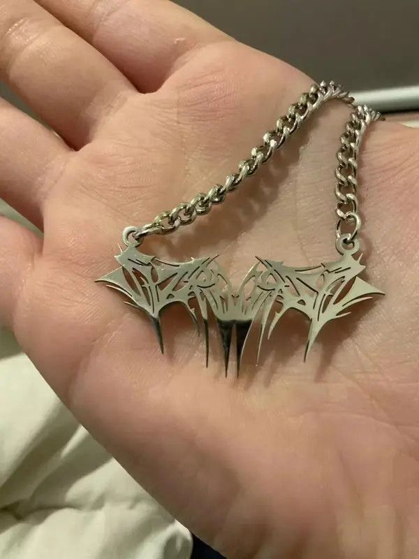 Jewelry y2k Grunge Goth Pendant Necklace Size ONE SIZE - 2 Thumbnail