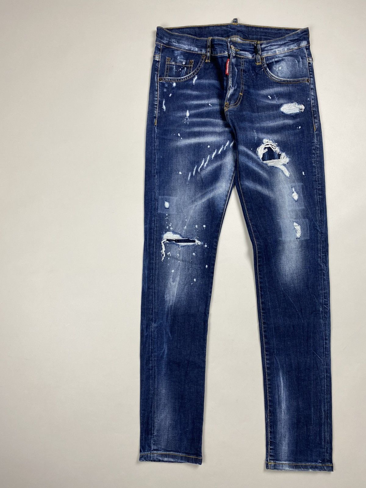 Dsquared2 Dsquared2 Ladies Distressed Denim Jeans Size 42 Size 28" / US 6 / IT 42 - 2 Thumbnail