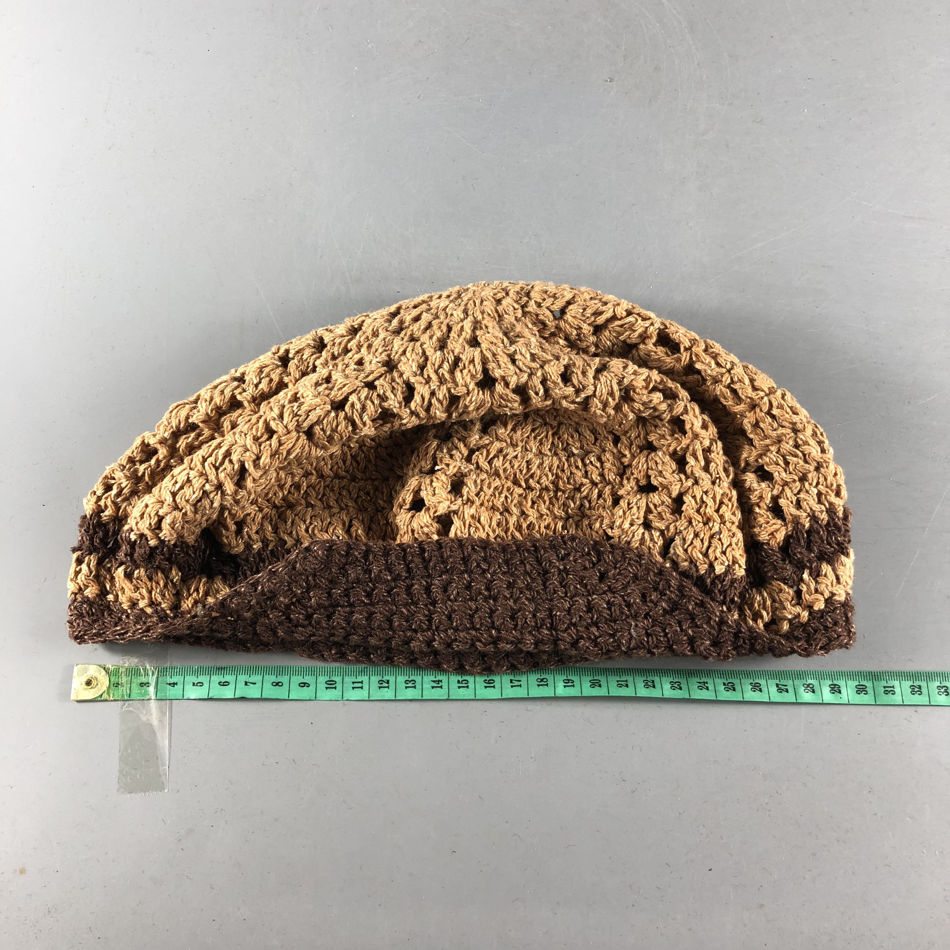 Japanese Brand Knit Crochet Slouchy Visor Beanie Snowcap Snow Hat B1056 Size ONE SIZE - 3 Thumbnail