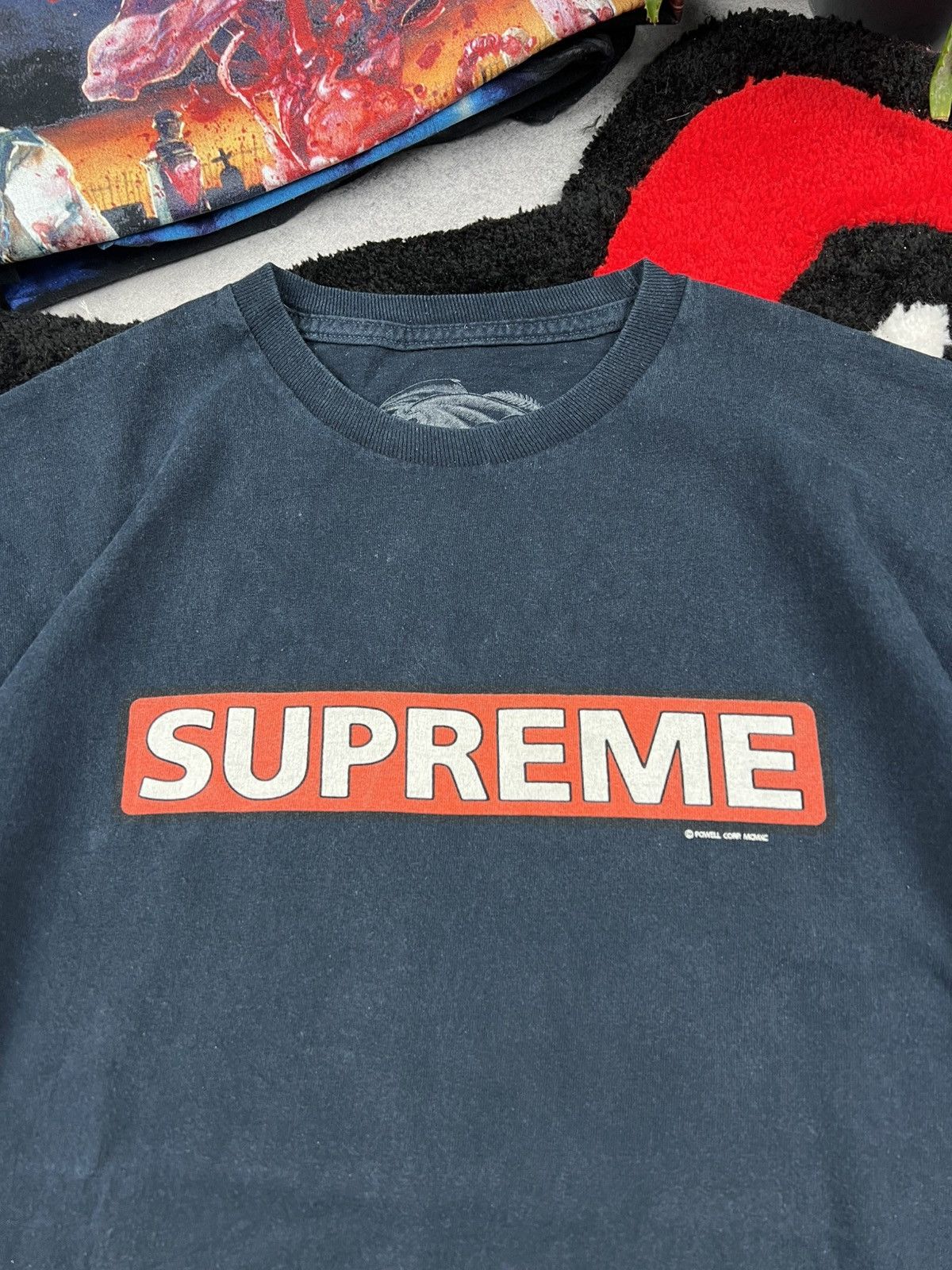 Supreme Vintage Supreme&Powell Peralta Crown Logo Y2K Tee Shirt Size US M / EU 48-50 / 2 - 4 Thumbnail
