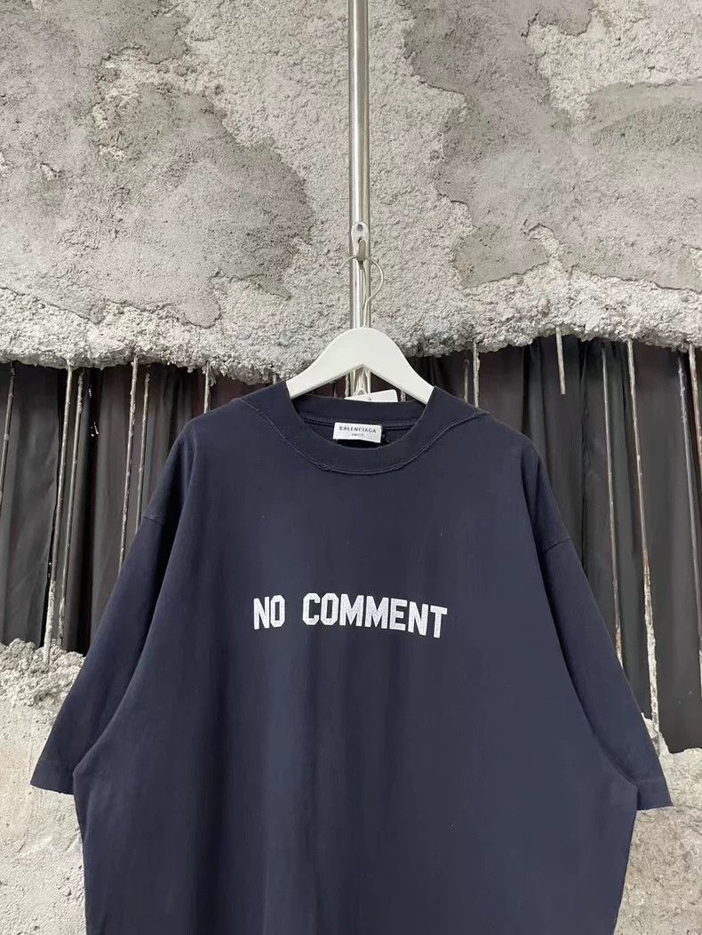 Balenciaga Balenciaga Balenciaga No Comment Short Sleeve T-shirt-2506 Size US XXS / EU 40 - 3 Thumbnail
