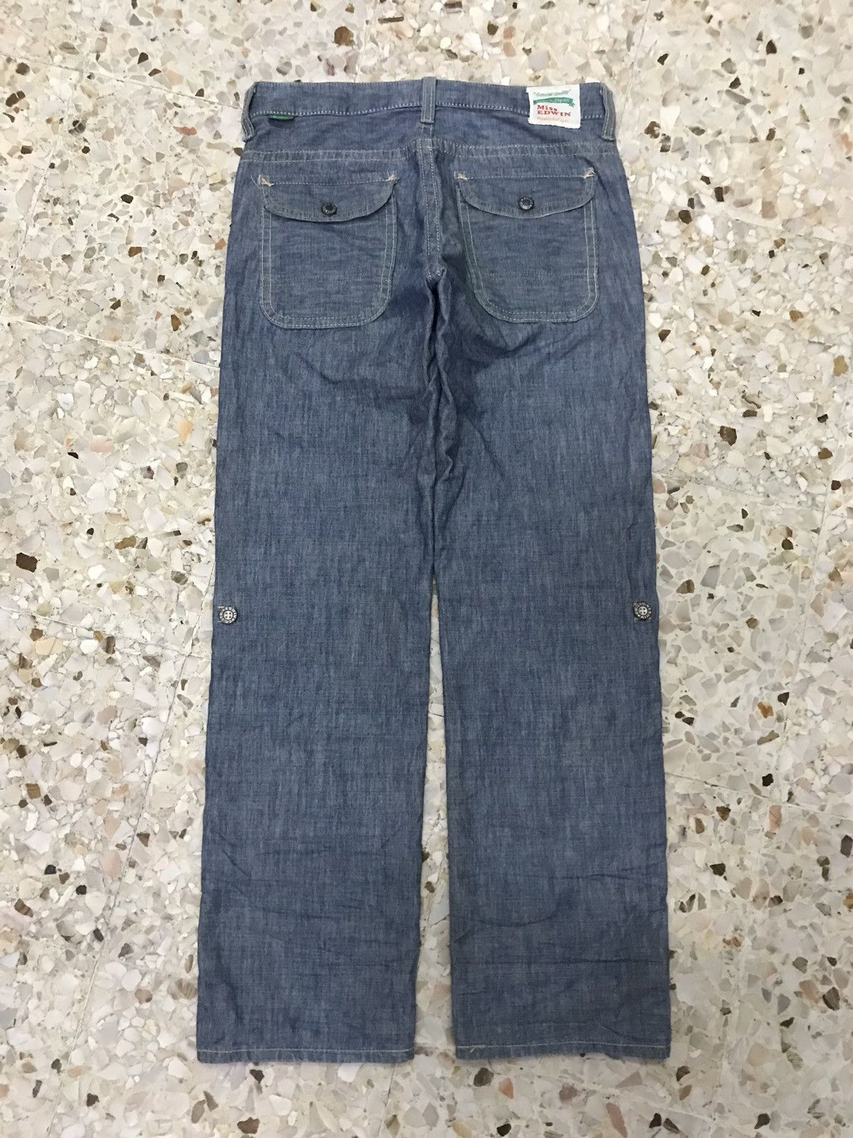 image of Acceptoffervtg Japanese Miss Edwin Tokyo Japan Bush Pant in Blue, Women's (Size 31)