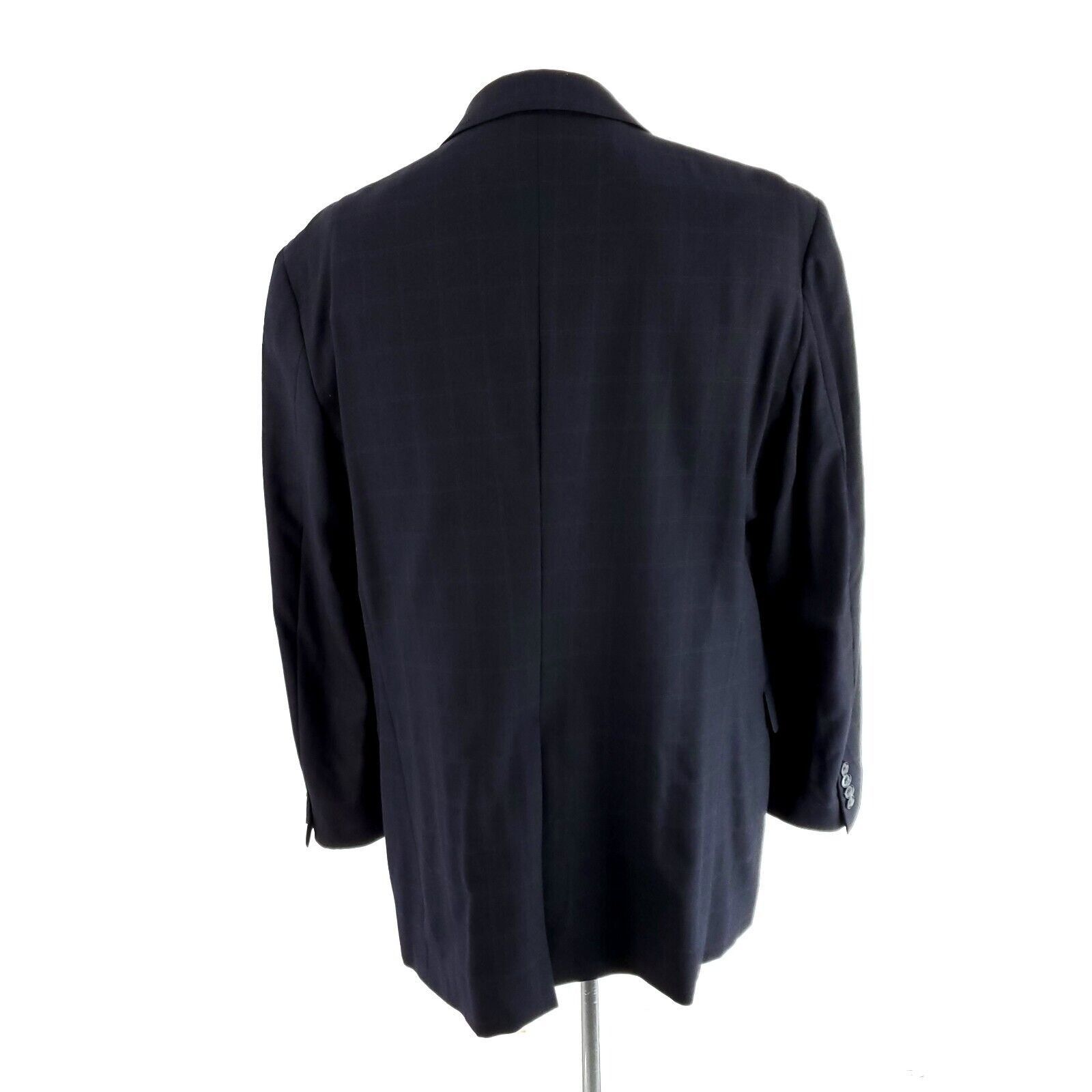 Dolce & Gabbana Dolce & Gabbana Virgin Wool 2 Button Blazer 44R Blue W/ Brow Size 44R - 5 Thumbnail