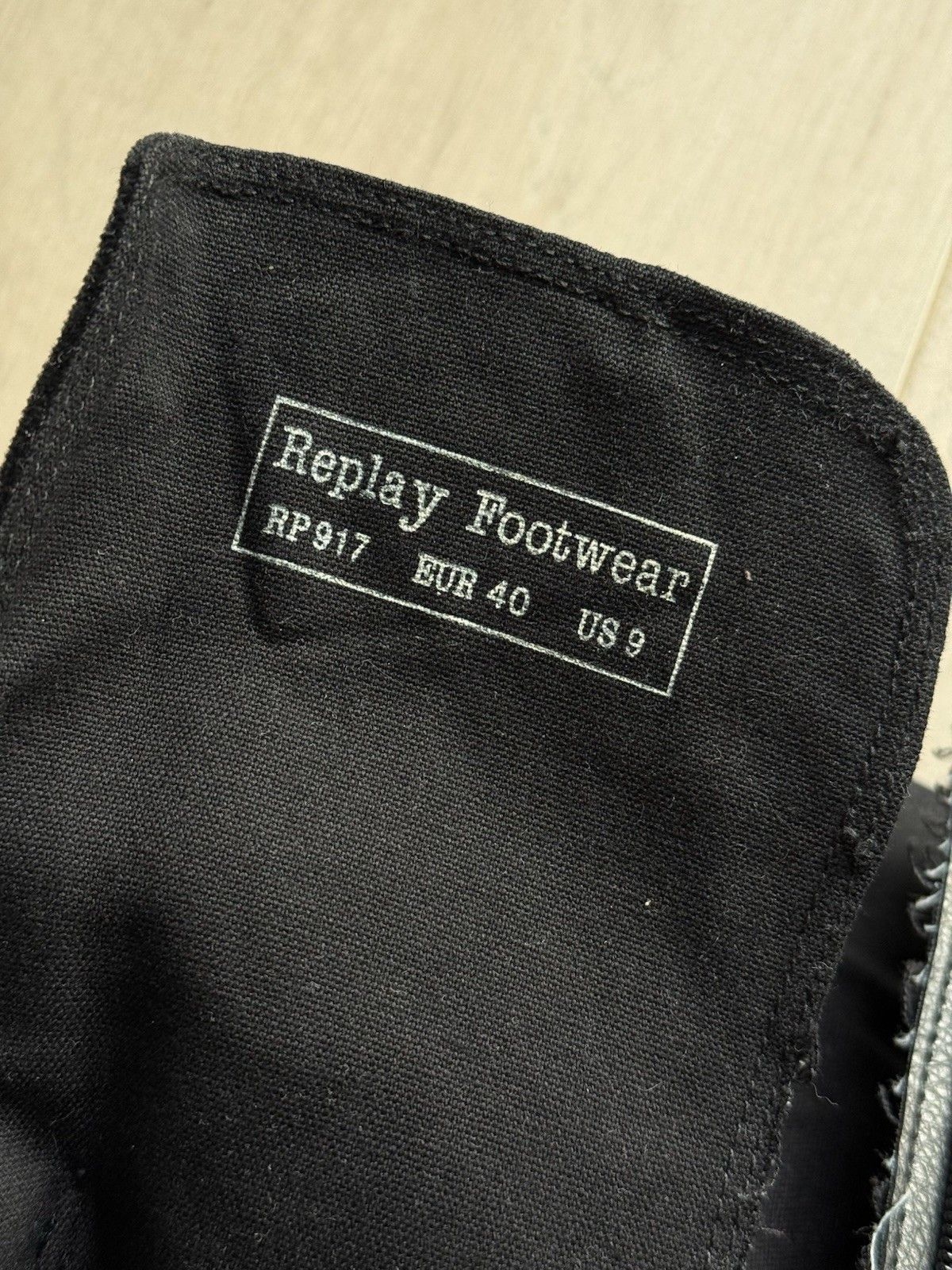 Replay Replay Dragon High Lace Up Y2k Shoes Black Japan Vintage Size US 10 / IT 40 - 11 Thumbnail