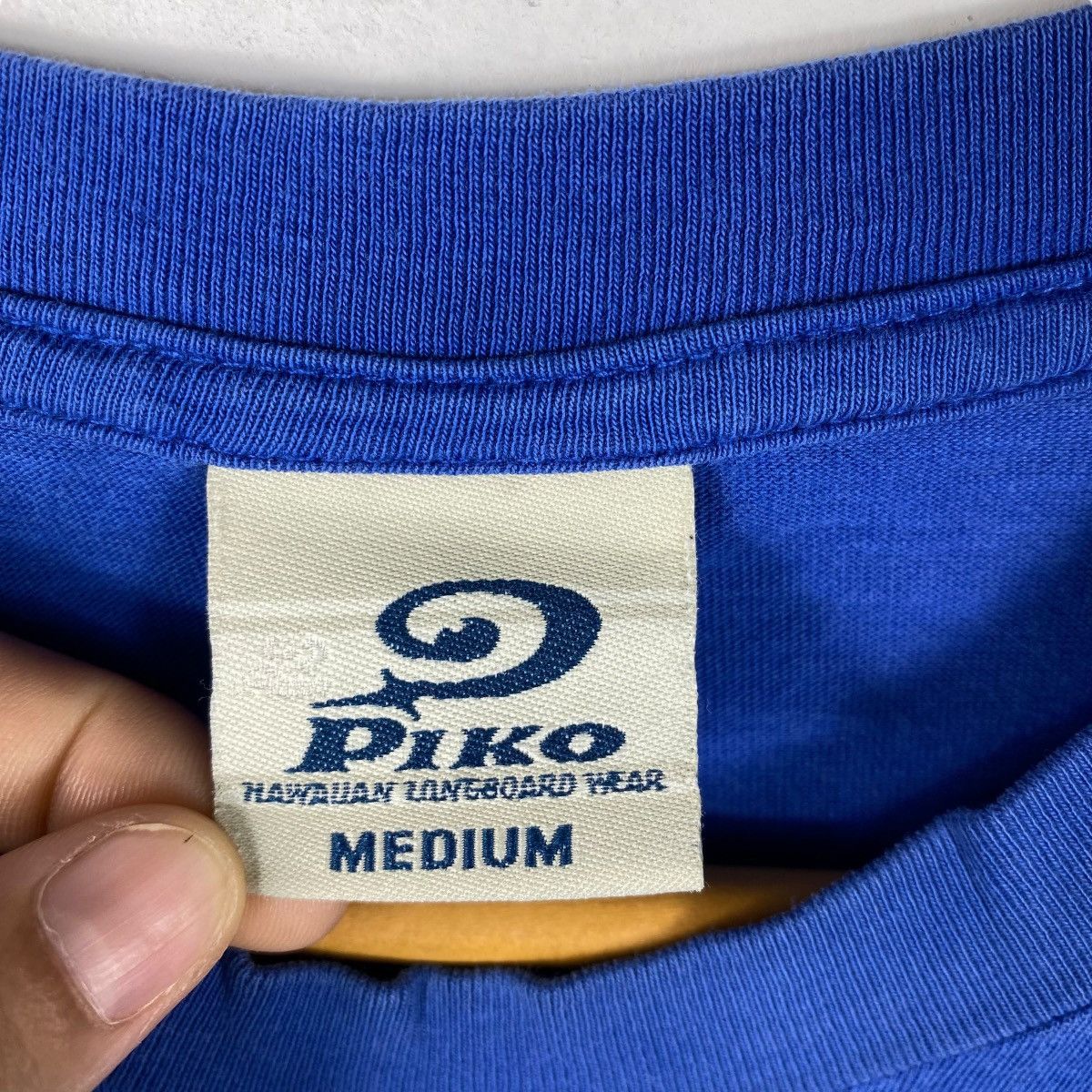 Vintage Vintage 90's PIKO Hawaiian Longboard Wear Center Logo Size US M / EU 48-50 / 2 - 5 Thumbnail
