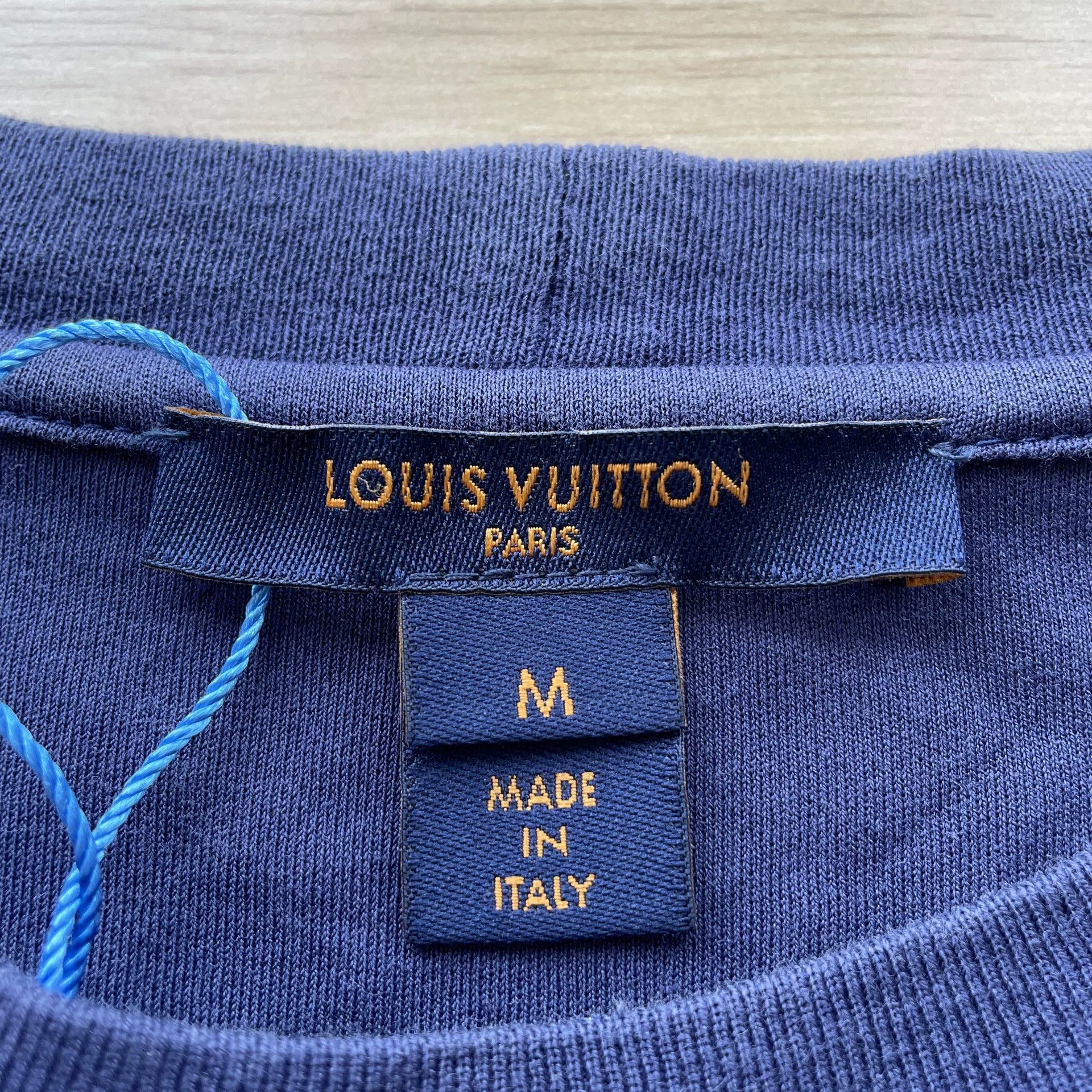 Louis Vuitton LV 98 new blue round logo short sleeve tee women's M Size M / US 6-8 / IT 42-44 - 5 Thumbnail