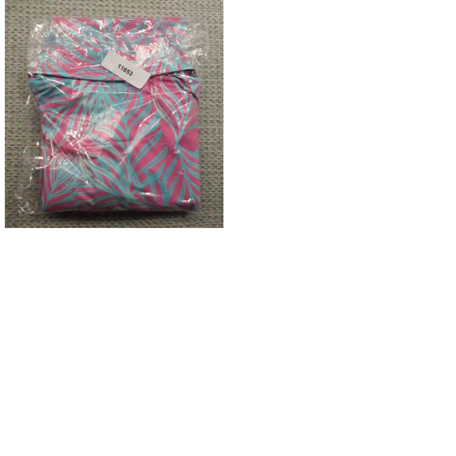 Vintage Birdie Bound Polo Shirt Mens L Pink Teal Palm Leaf Print Golf Stretch Shirts Size US L / EU 52-54 / 3 - 9 Thumbnail