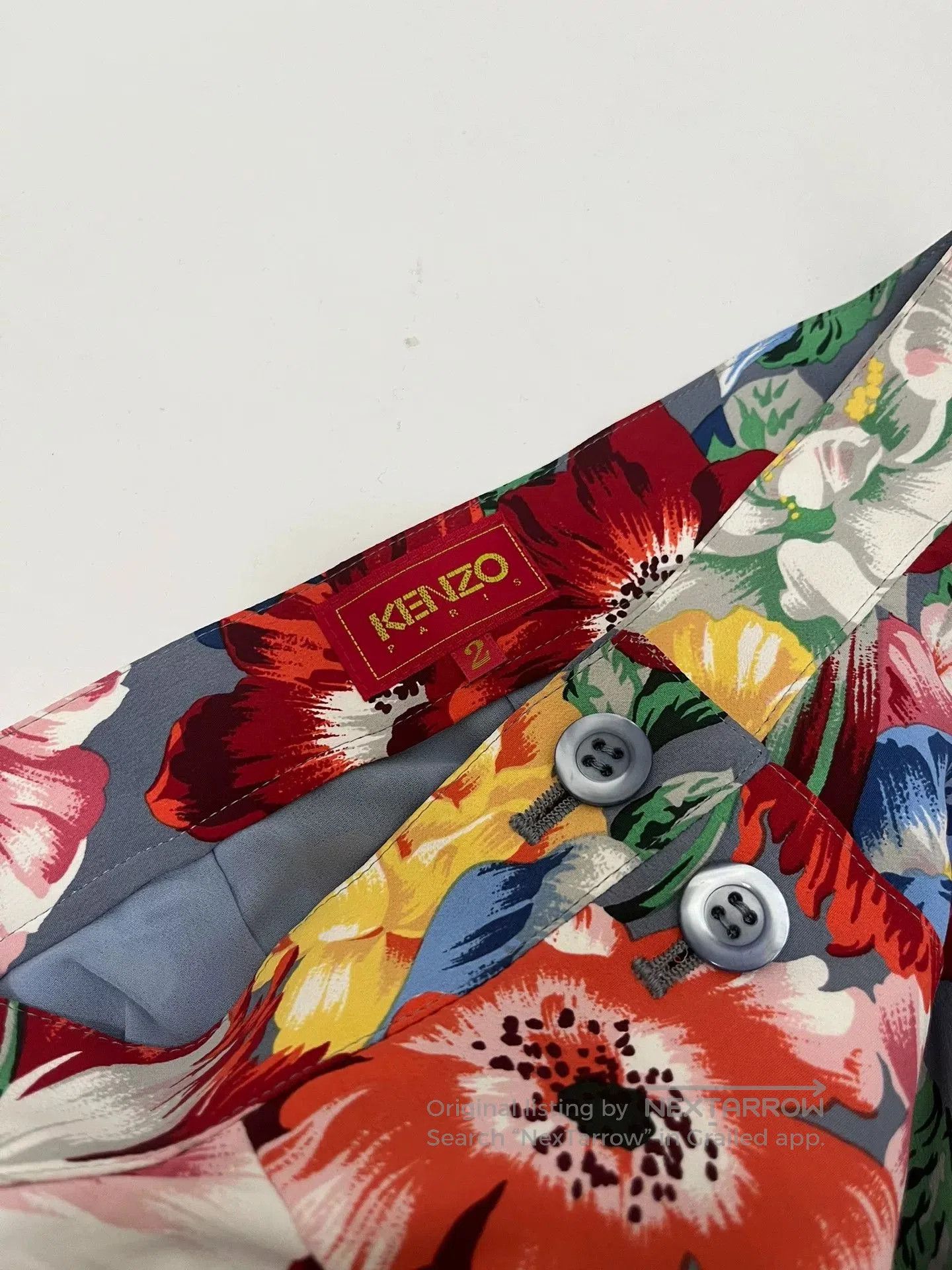 Kenzo Kenzo Paris Floral Skirt. Size 31" - 4 Thumbnail