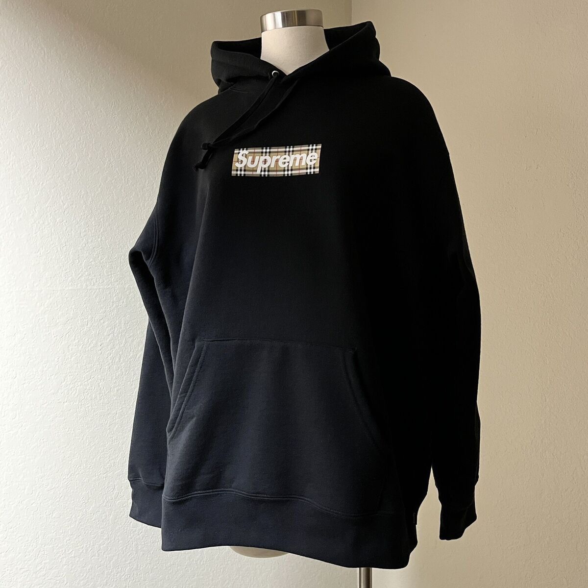 Burberry × Supreme Supreme Burberry Box Logo Hooded Sweatshirt 