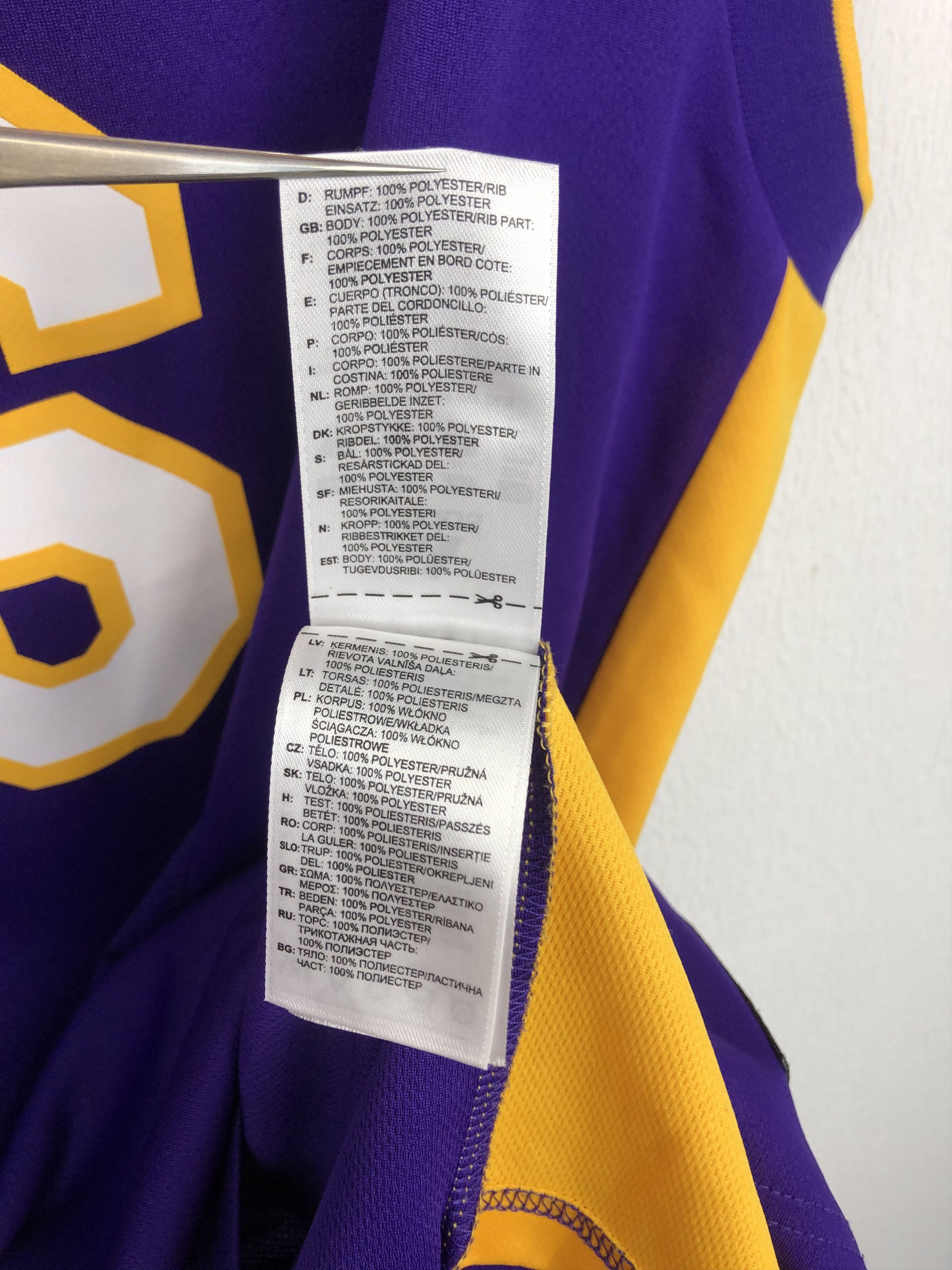 Adidas Adidas Los Angeles Lakers Gasol Jersey Mens Shirt Rare Tee Size US L / EU 52-54 / 3 - 7 Thumbnail