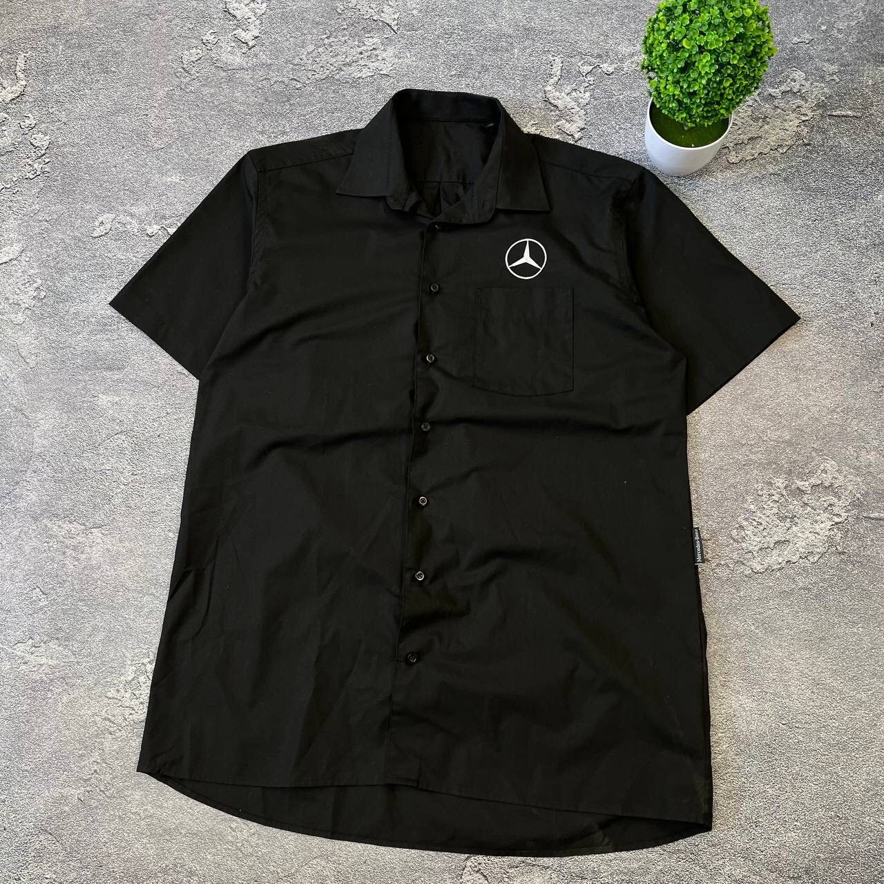 Vintage Vintage Black 90s Mercedes Benz shirt racing y2k Size US XL / EU 56 / 4 - 9 Thumbnail