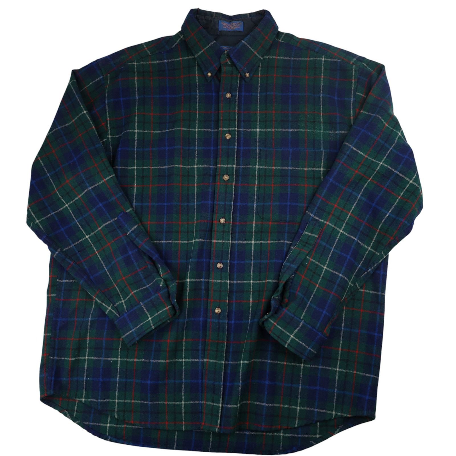 Pendleton Pendleton Authentic Hunting Tartan Wool Flannel Shirt Size US XL / EU 56 / 4 - 1 Thumbnail