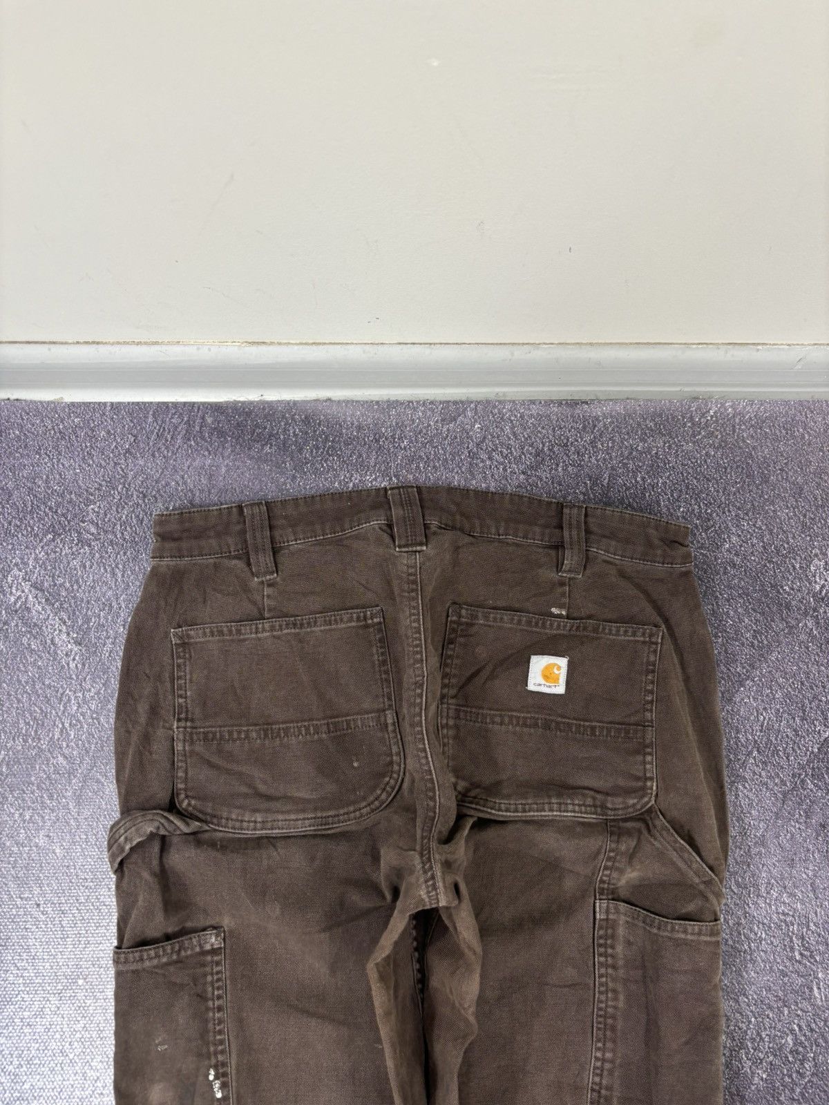 Carhartt Vintage Carhartt Workwear Y2K Brown Hype Carpenter Pants Size US 30 / EU 46 - 6 Thumbnail