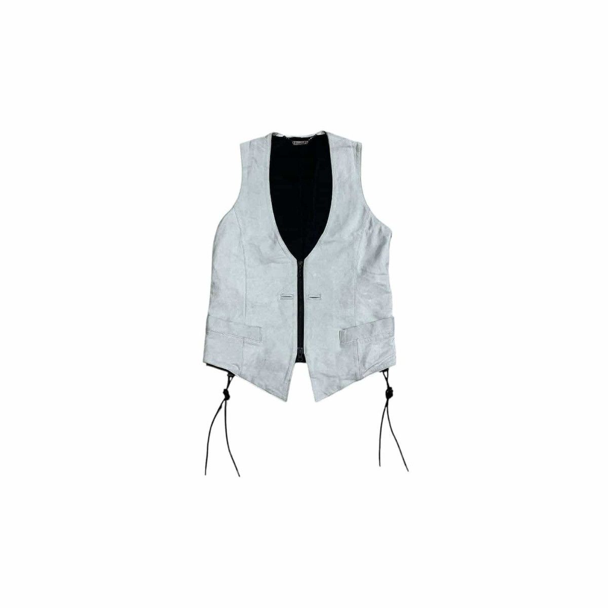 14th Addiction × If Six Was Nine × KMRii 🔥Y2K Archived Kiryuyrik Leather Vest Jacket Bondage Laces Up Size US L / EU 52-54 / 3 - 1 Thumbnail