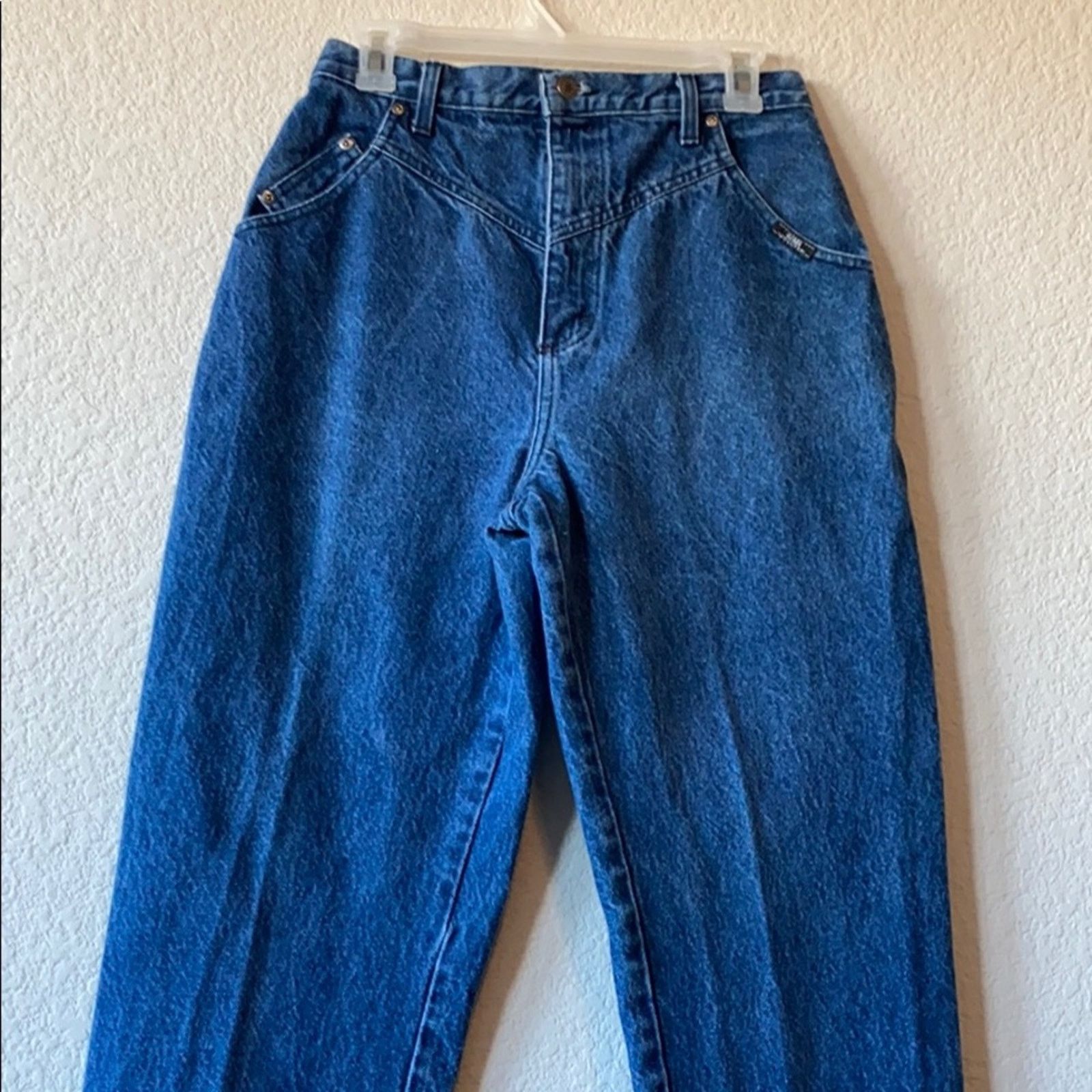 Vintage Vintage Ozark high waisted mom straight leg jean sz 11 80s Size 34" / US 12 / IT 48 - 3 Thumbnail