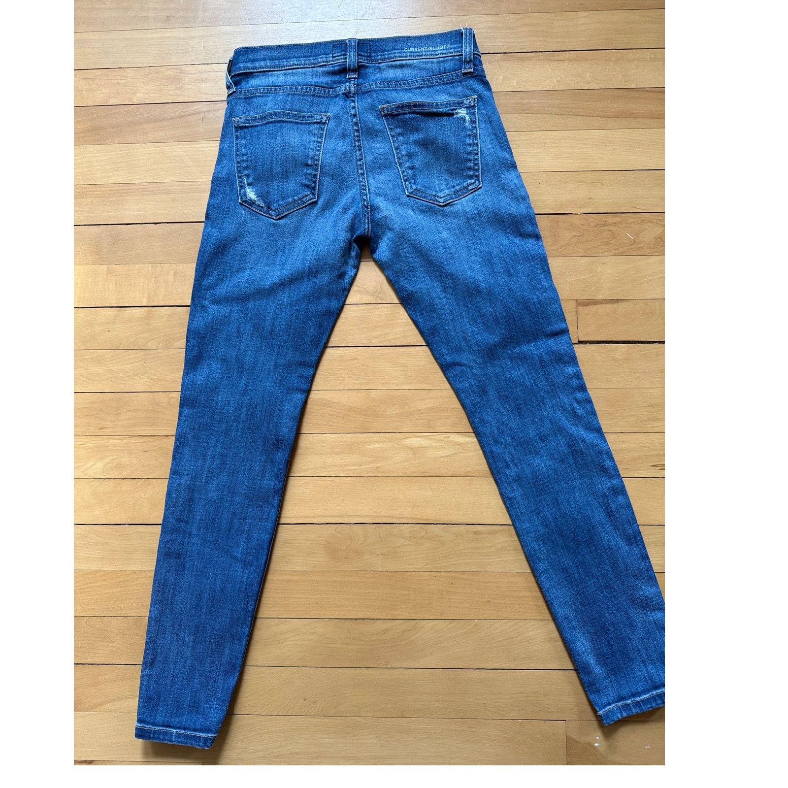 Current/Elliot NWT Current/Elliott The Stiletto Jeans - Distressed - 25 Size 25" / US 0 / IT 36 - 3 Thumbnail