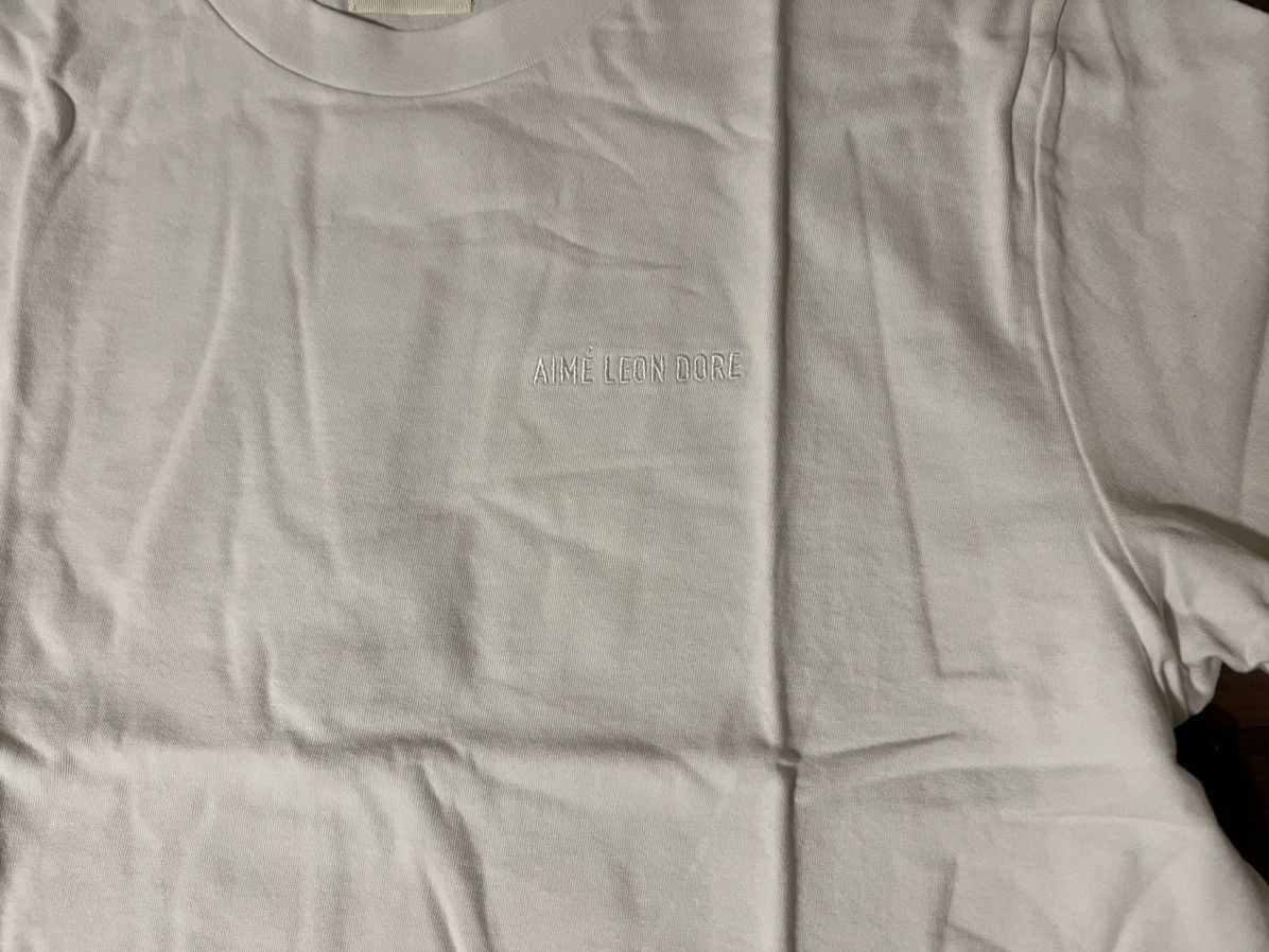 Aime Leon Dore Aime Leon Dore ALD Tonal Logo Short-Sleeve Tee white XL Size US XL / EU 56 / 4 - 4 Thumbnail