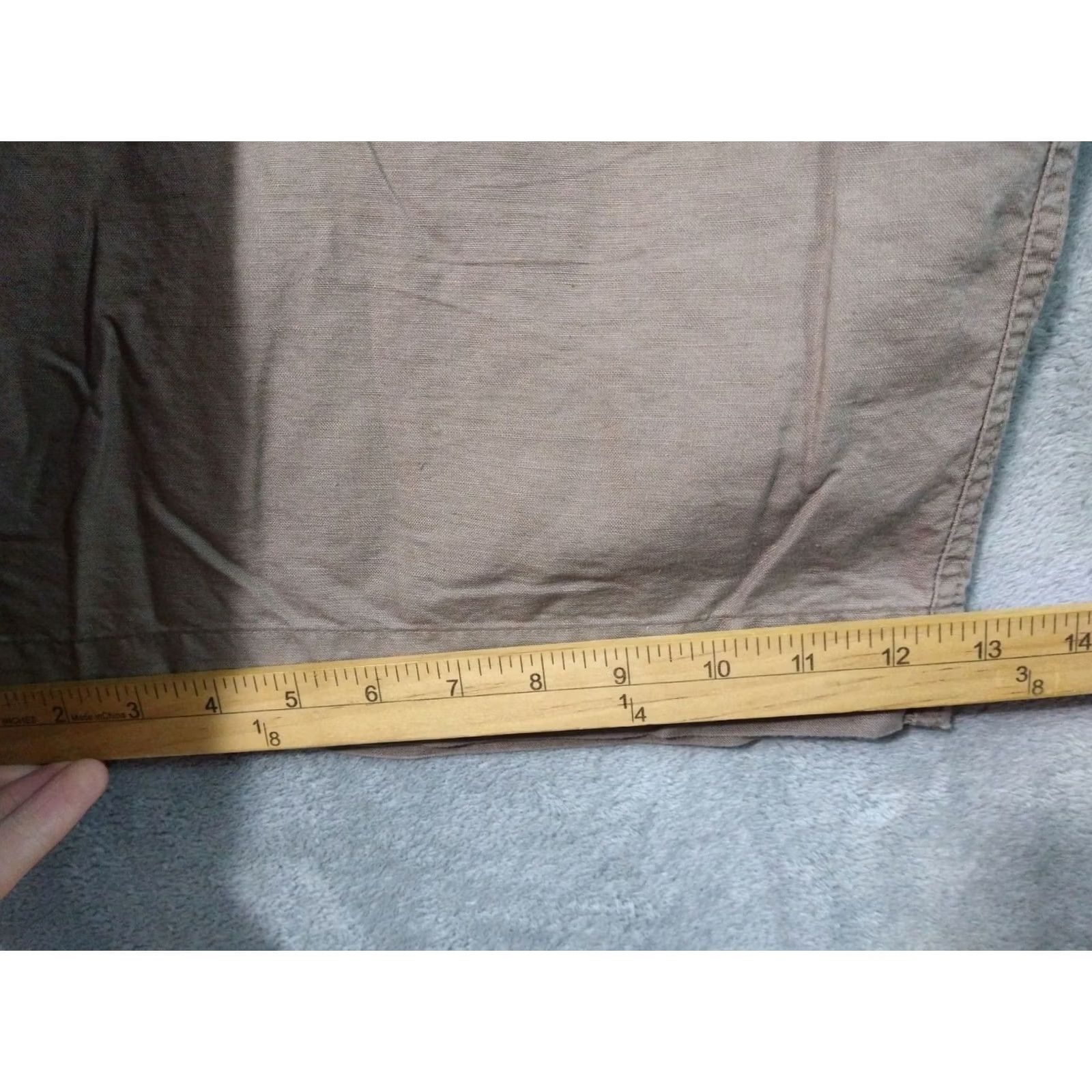 Banana Republic Banana Republic Shorts Mens 38 Beige Chino Linen Blend Flat Front Casual 38 Beige Breathable Lightweight Pockets Summer Spring Mens Size US 38 / EU 54 - 6 Thumbnail