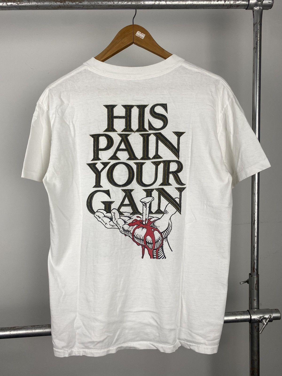 Band Tees × Vintage Vtg90’s Jesus Size US M / EU 48-50 / 2 - 2 Thumbnail