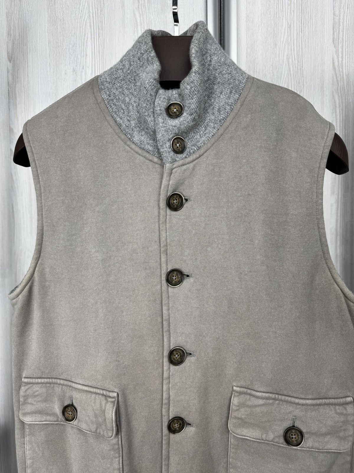 Other Capobianco grey cotton made in italy 2 pockets vest Size US XL / EU 56 / 4 - 3 Thumbnail