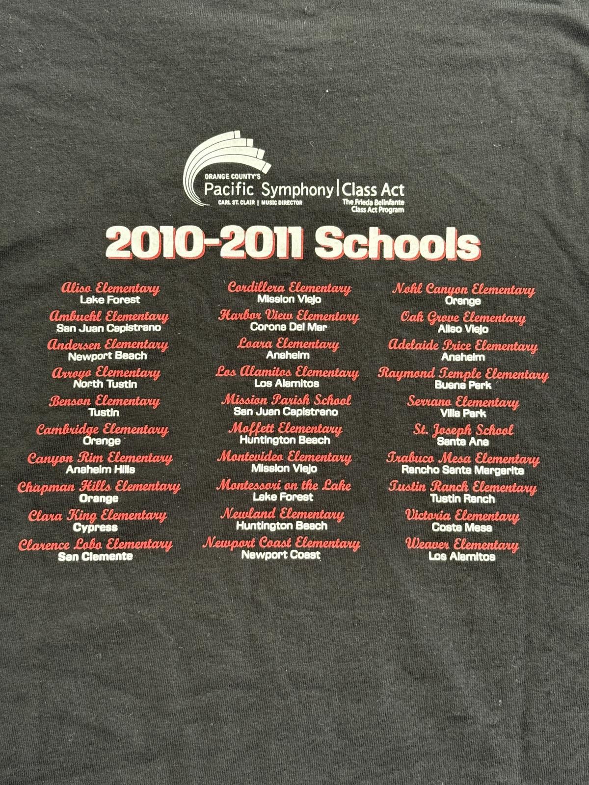 Hanes Ludwig Van Beethoven T-shirt Pacific Symphony 2011 Size US M / EU 48-50 / 2 - 5 Thumbnail