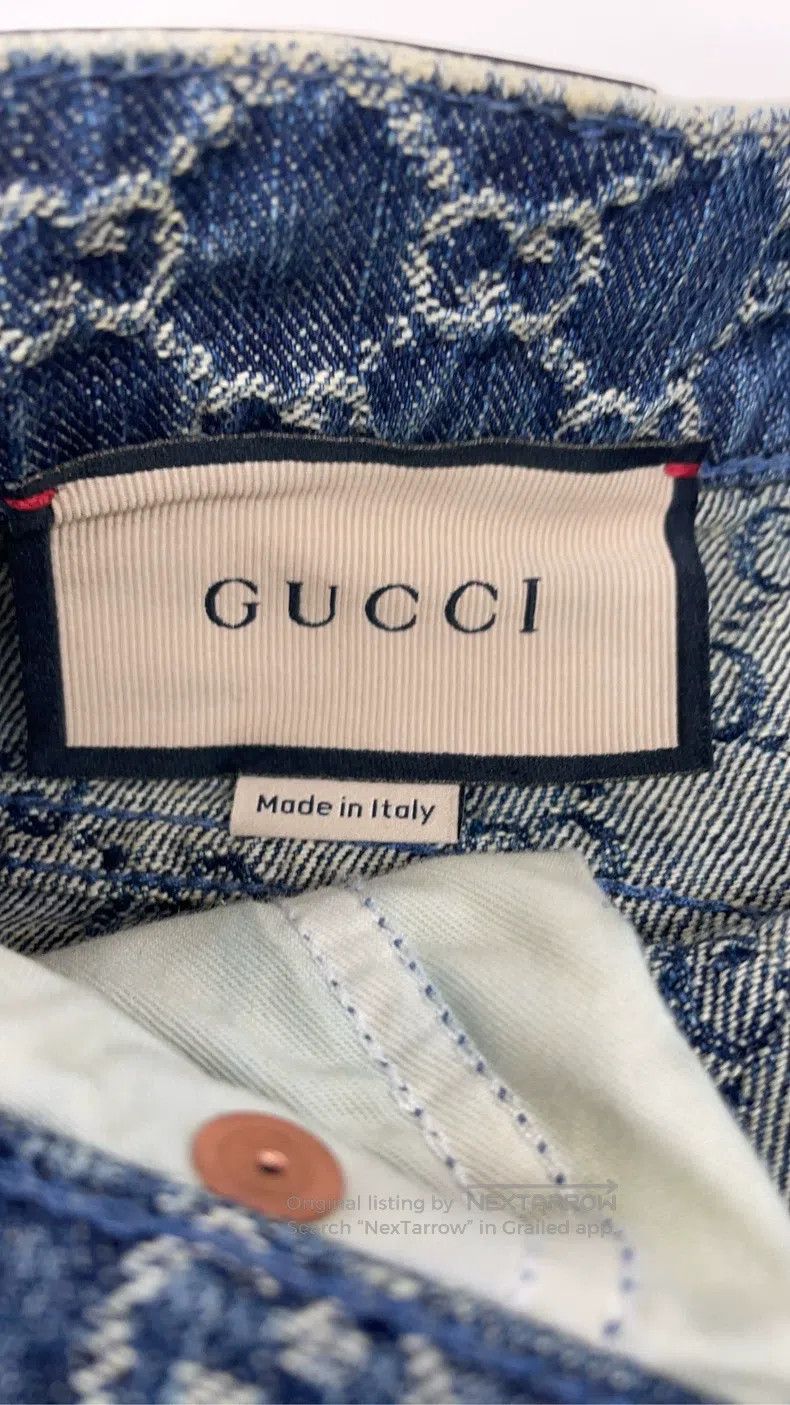 Gucci gucci Printed denim skirt Size 25" / US 0 / IT 36 - 3 Thumbnail