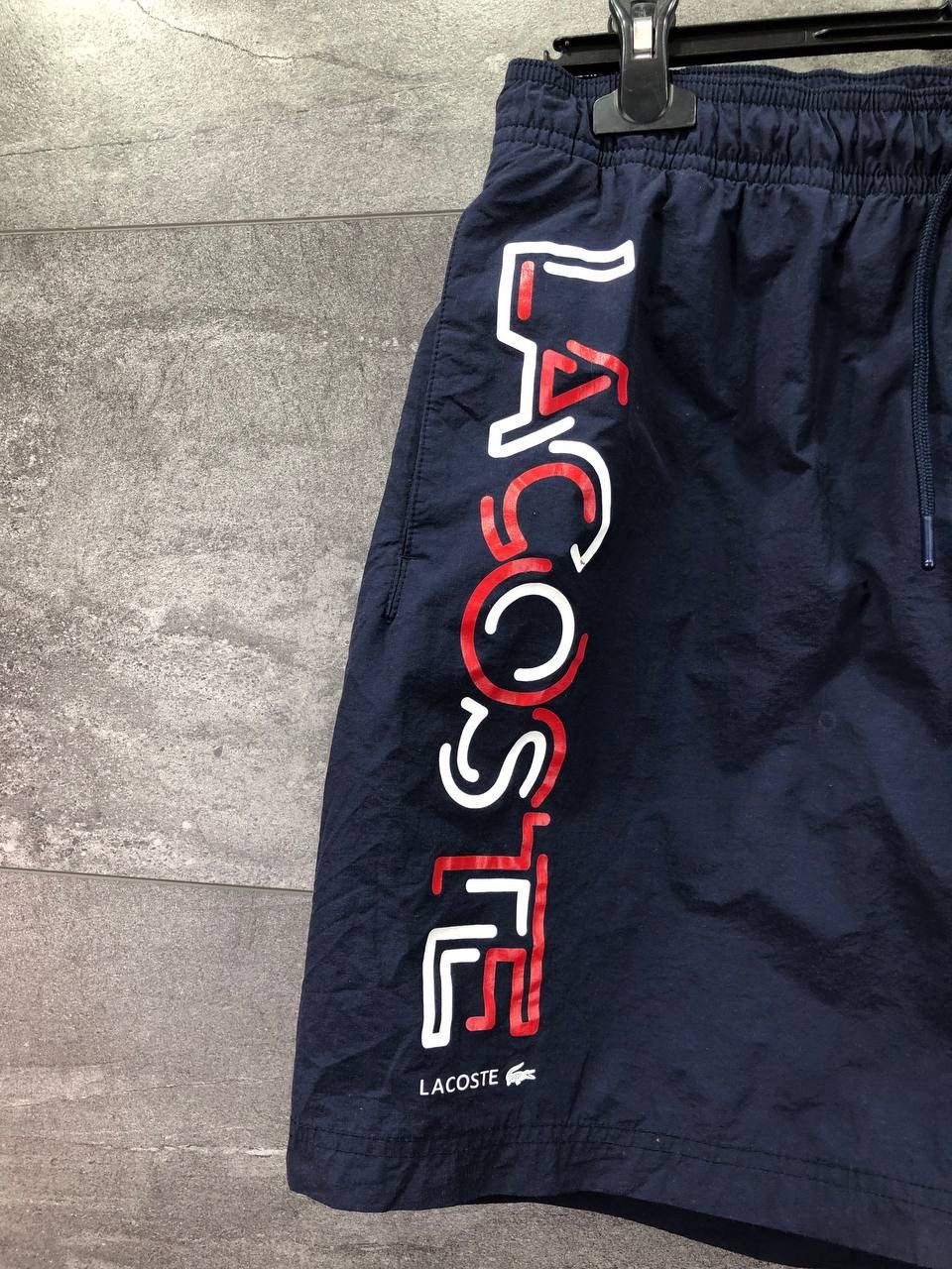 Lacoste Lacoste Vintage Mens Shorts Big Logo crocodile Size US 32 / EU 48 - 2 Thumbnail