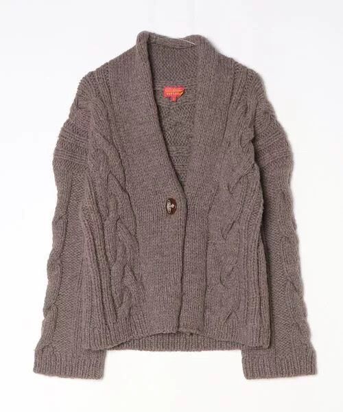Vivienne Westwood Vivienne Westwood Beige Knit Cardigan Size M / US 6-8 / IT 42-44 - 1 Thumbnail