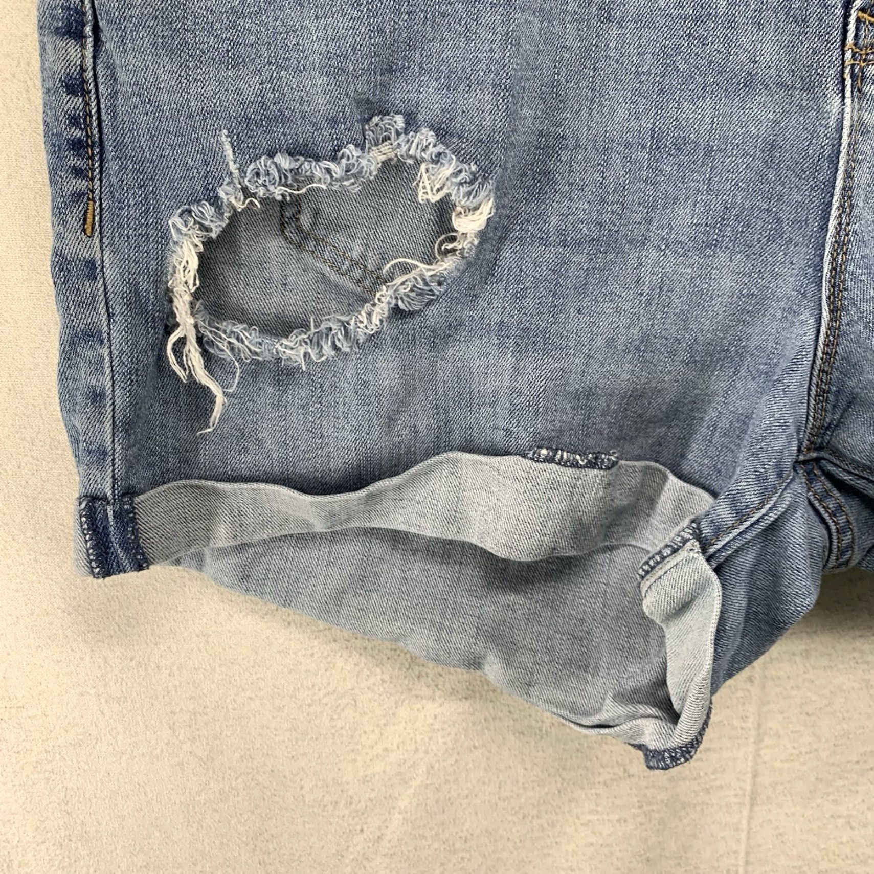 Old Navy VINTAGE Old Navy Women's Jeans Boyfriend Fit High Rise Cuffed 16 Denim Blue Casual Summer Size 38" / US 16 / IT 52 - 6 Thumbnail